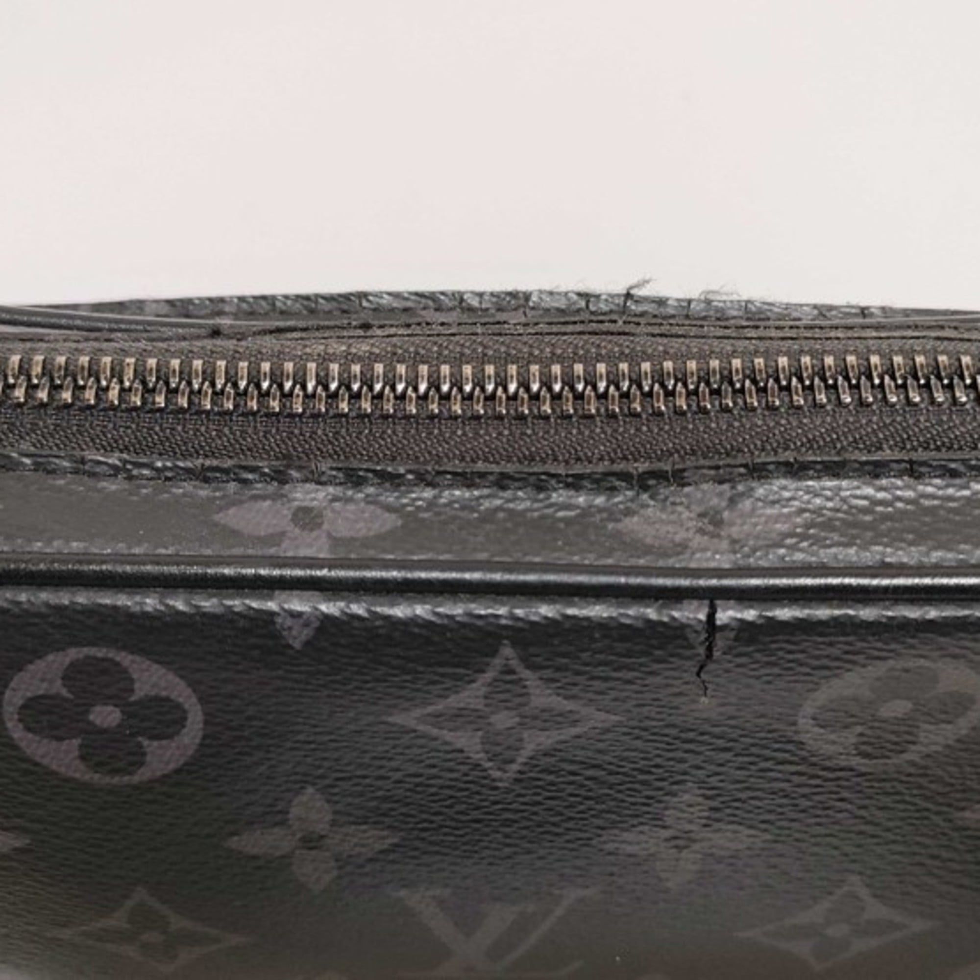 Monogram Eclipse Pvc Leather Clutch Bag Handbag Pochette (Pre-Owned) - Louis Vuitton - Modalova