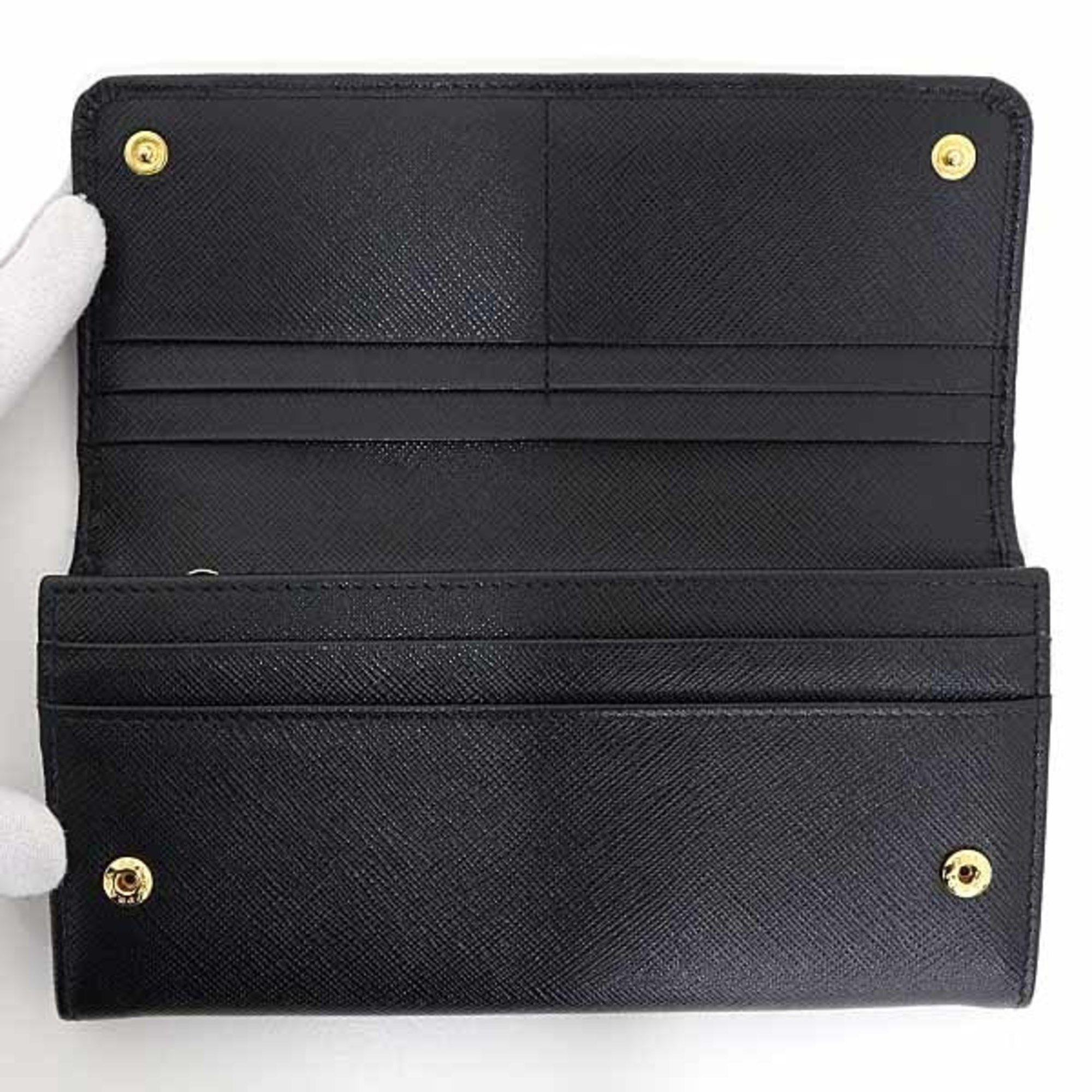 Saffiano Long Wallet (Bi-Fold) (Pre-Owned) - Prada - Modalova
