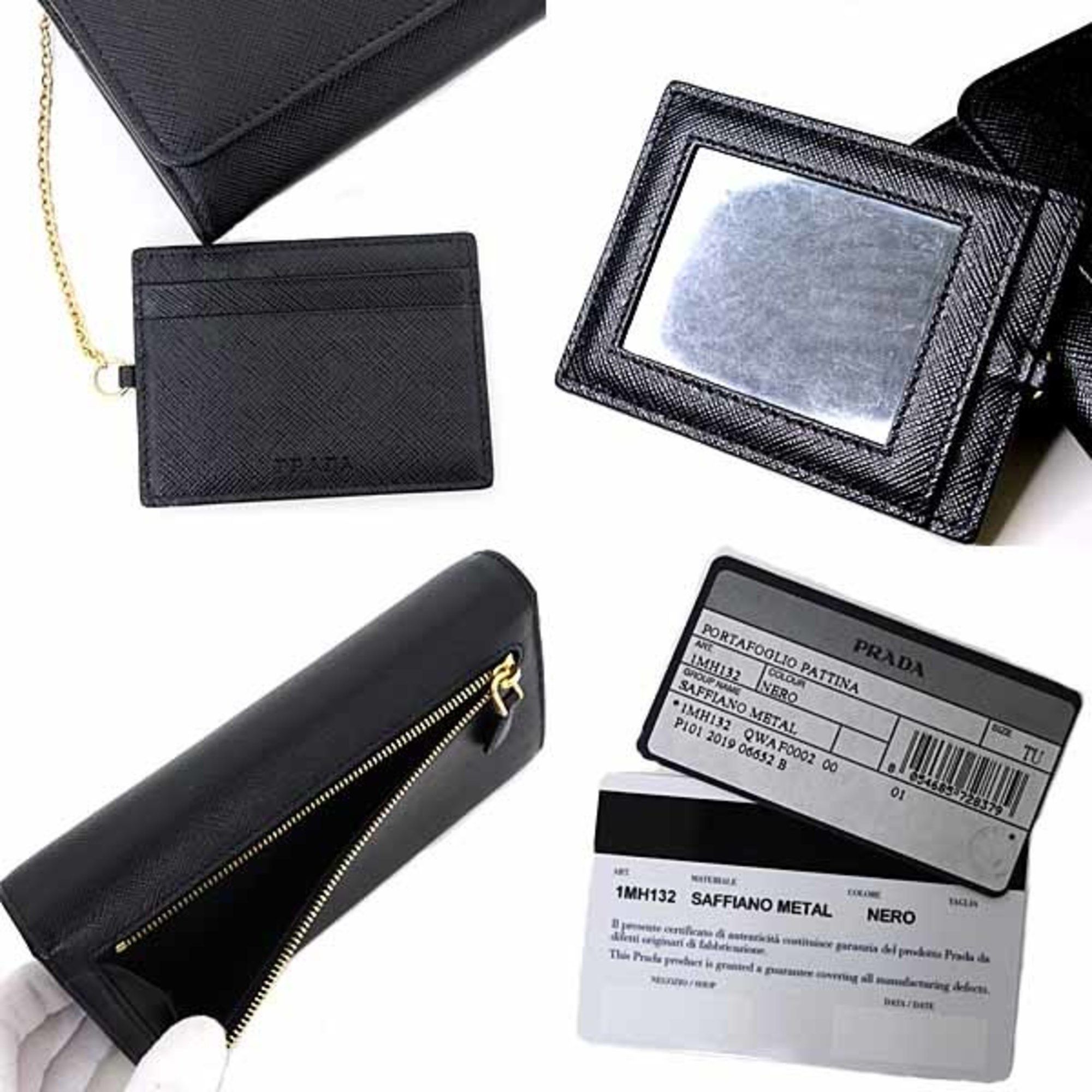 Saffiano Long Wallet (Bi-Fold) (Pre-Owned) - Prada - Modalova