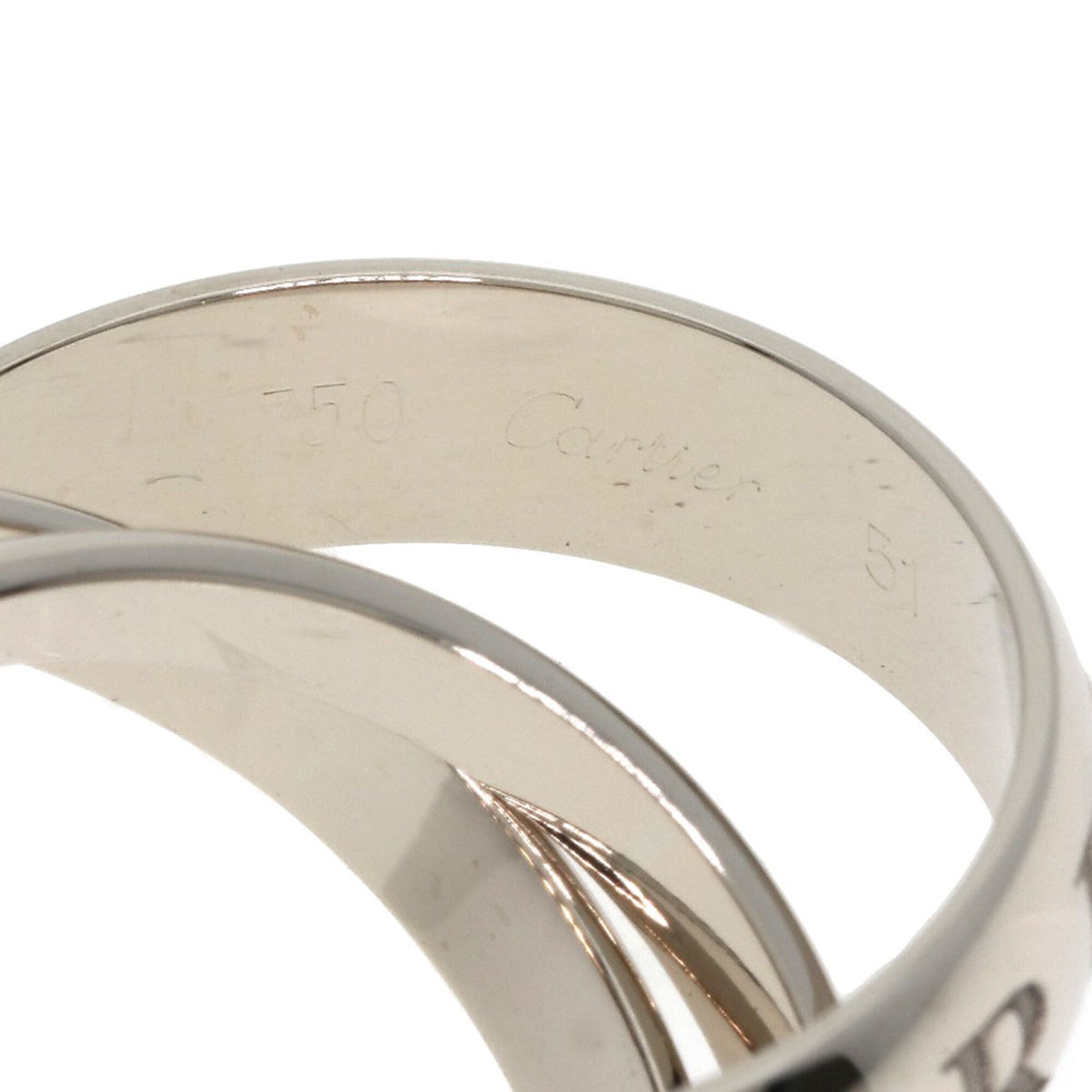 Trinity White Gold (18K) Band Ring (Pre-Owned) - Cartier - Modalova