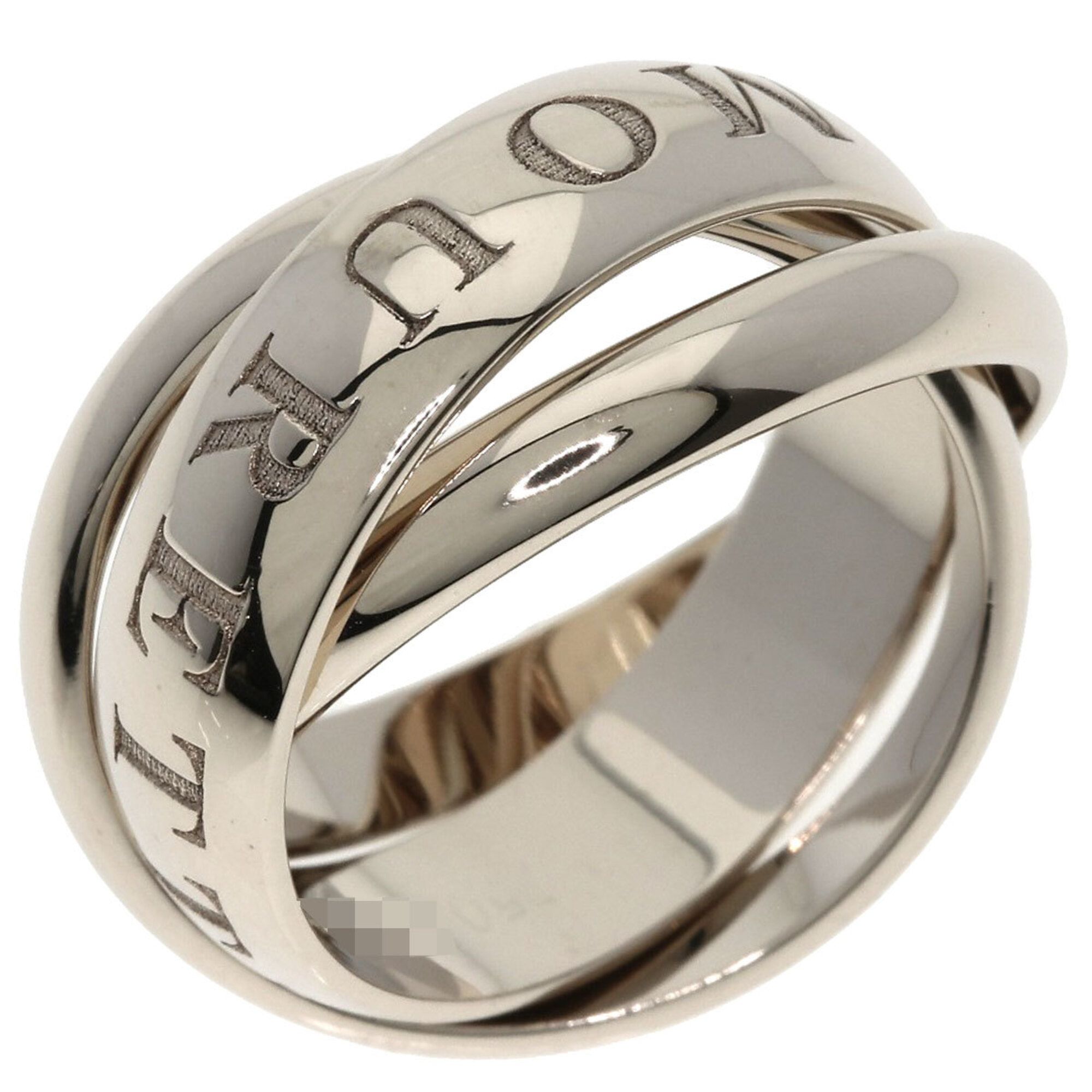 Trinity White Gold (18K) Band Ring (Pre-Owned) - Cartier - Modalova