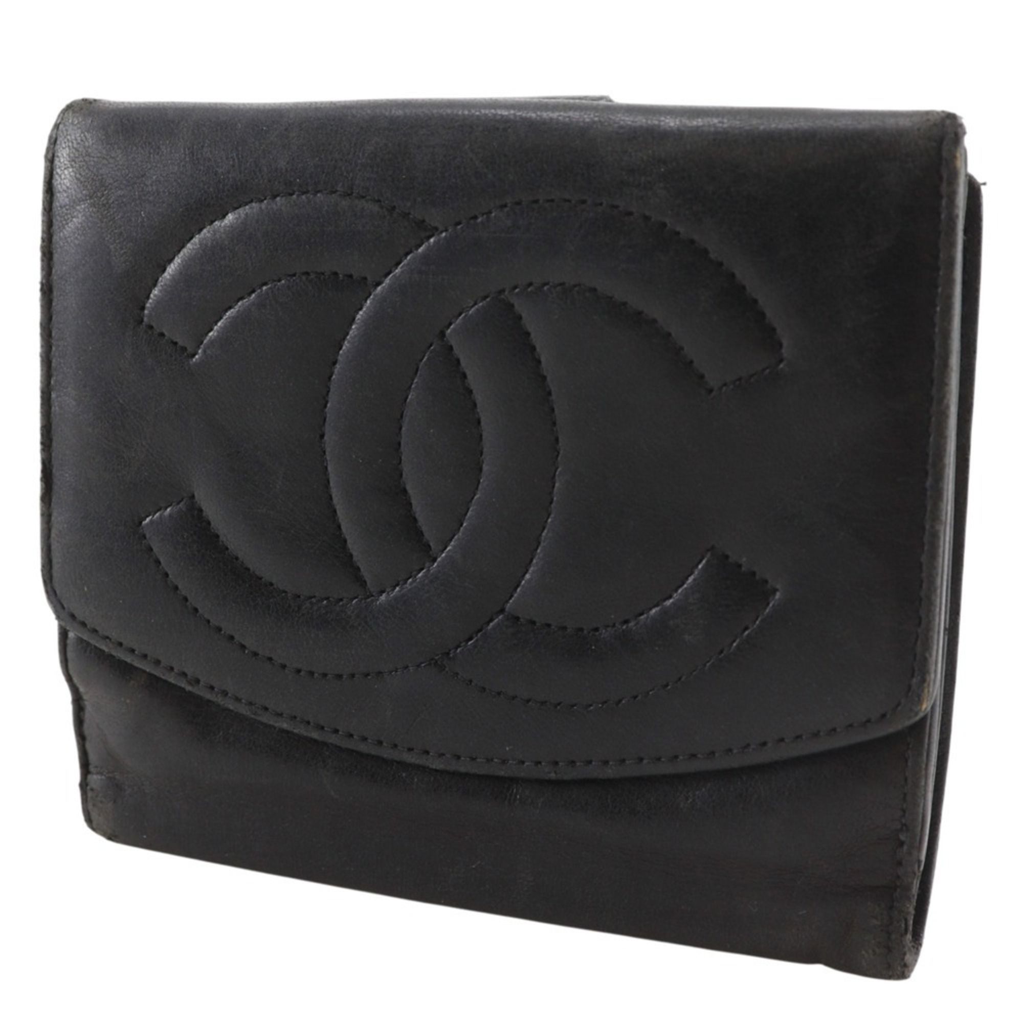 Leather Wallet (Bi-Fold) (Pre-Owned) - Chanel - Modalova
