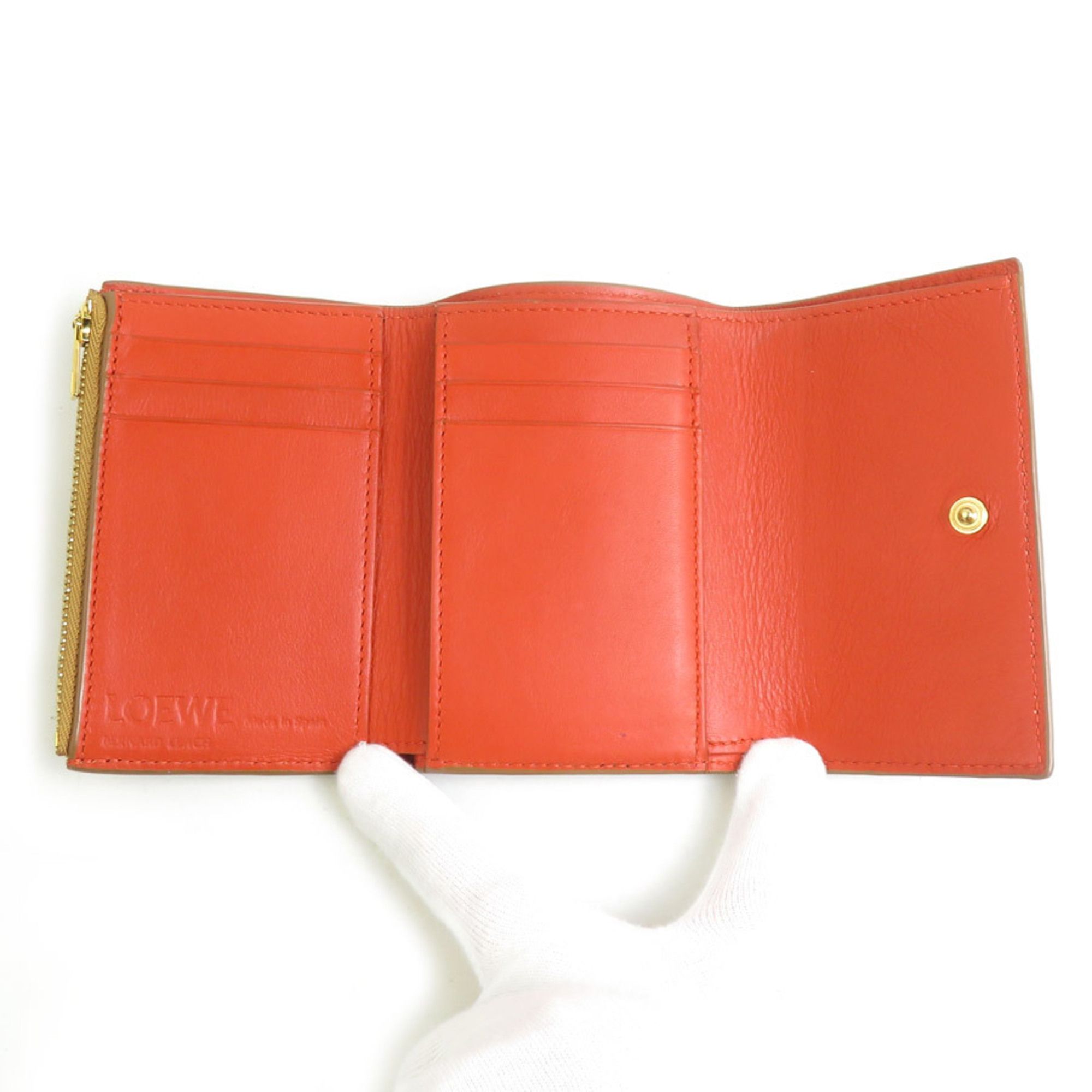 Leather Wallet (Tri-Fold) (Pre-Owned) - Loewe - Modalova