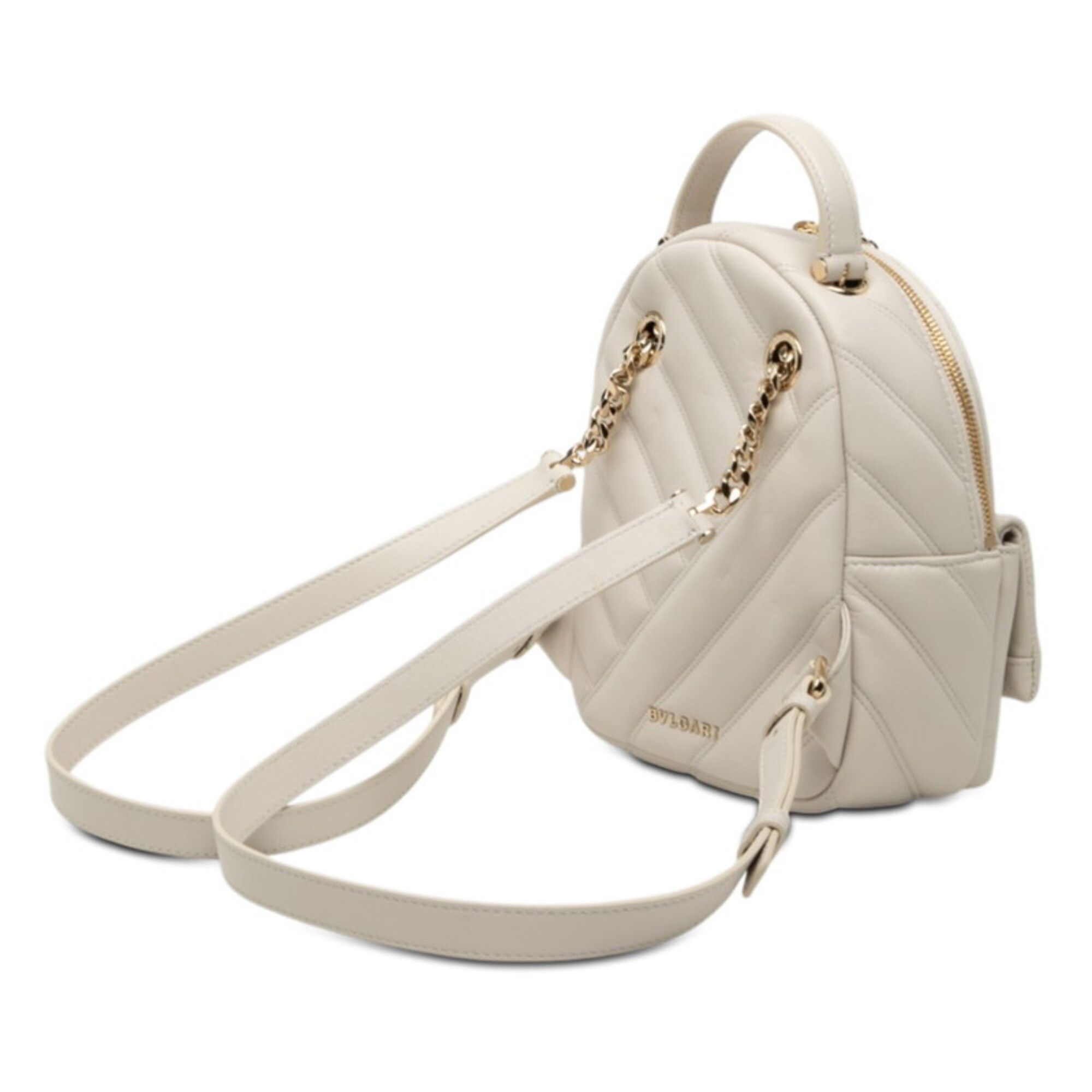 Leather Backpack (Pre-Owned) - Bvlgari - Modalova