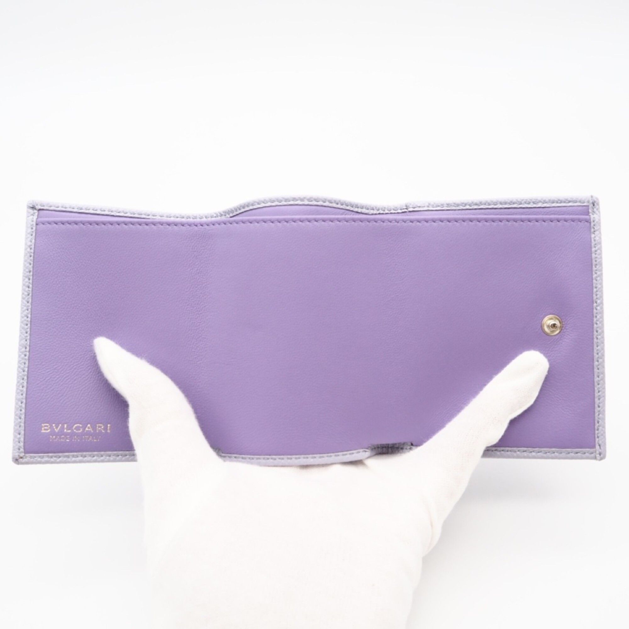 Leather Wallet (Tri-Fold) (Pre-Owned) - Bvlgari - Modalova