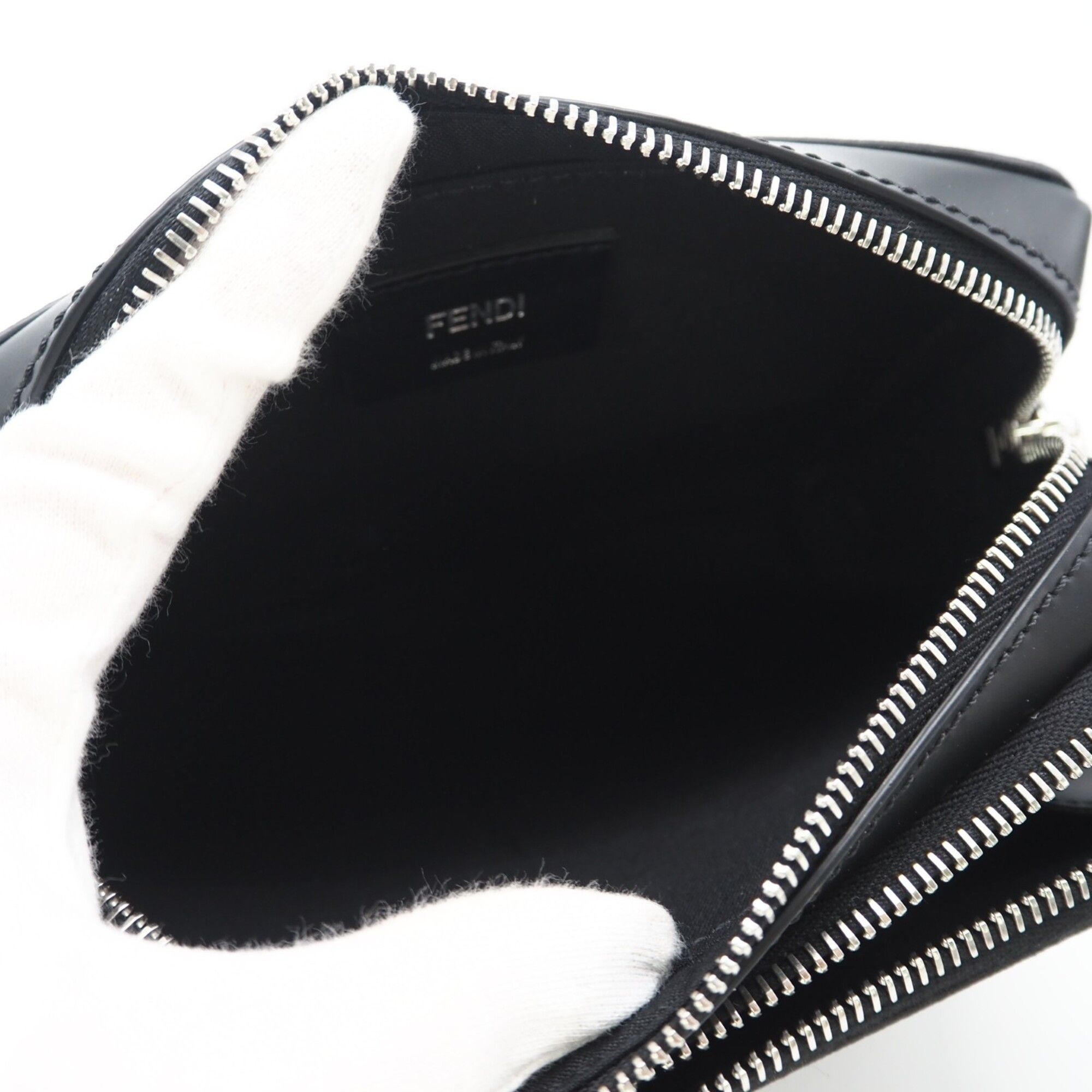 Canvas Leather Pouch Shoulder Bag (Pre-Owned) - Fendi - Modalova