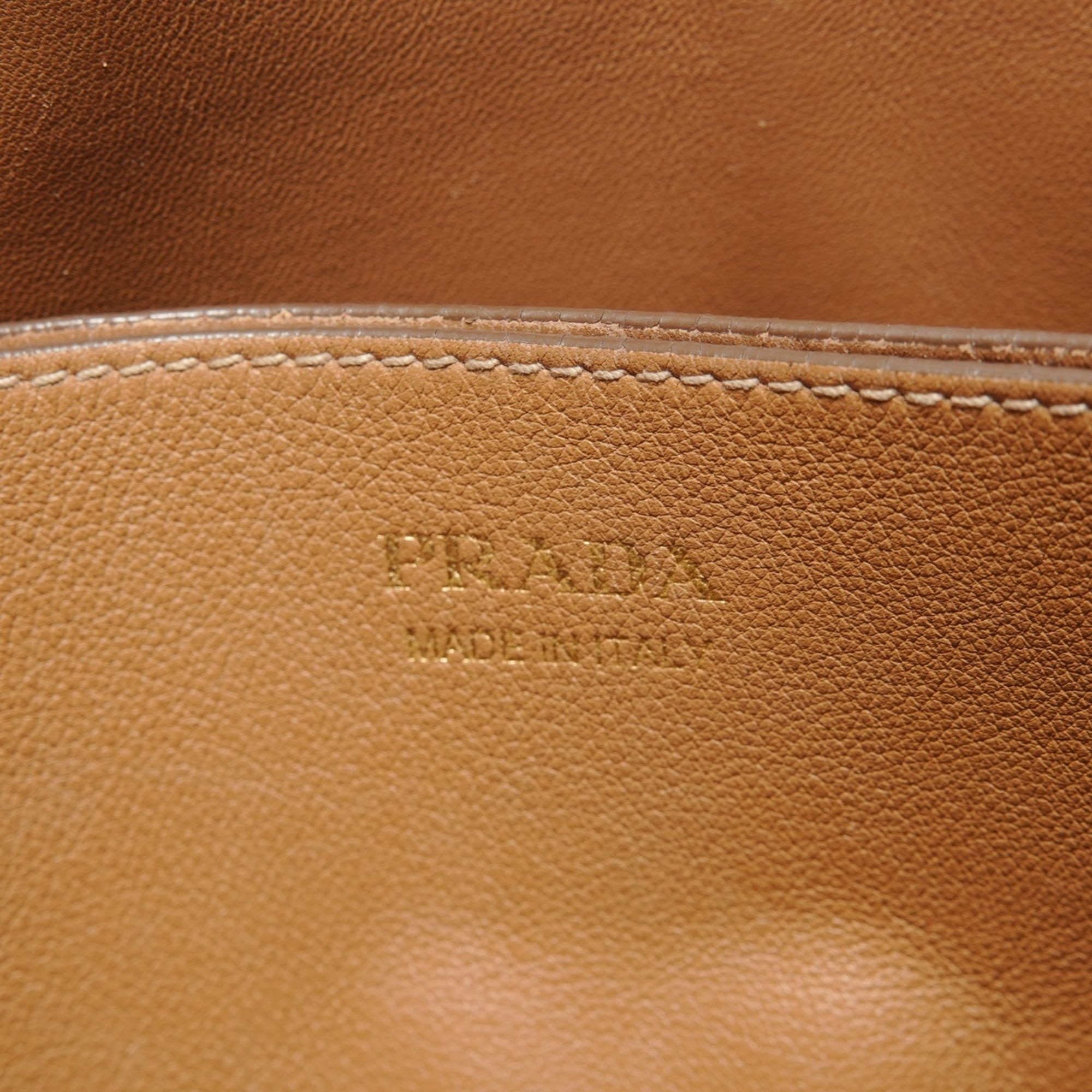 Leather Handbag (Pre-Owned) - Prada - Modalova