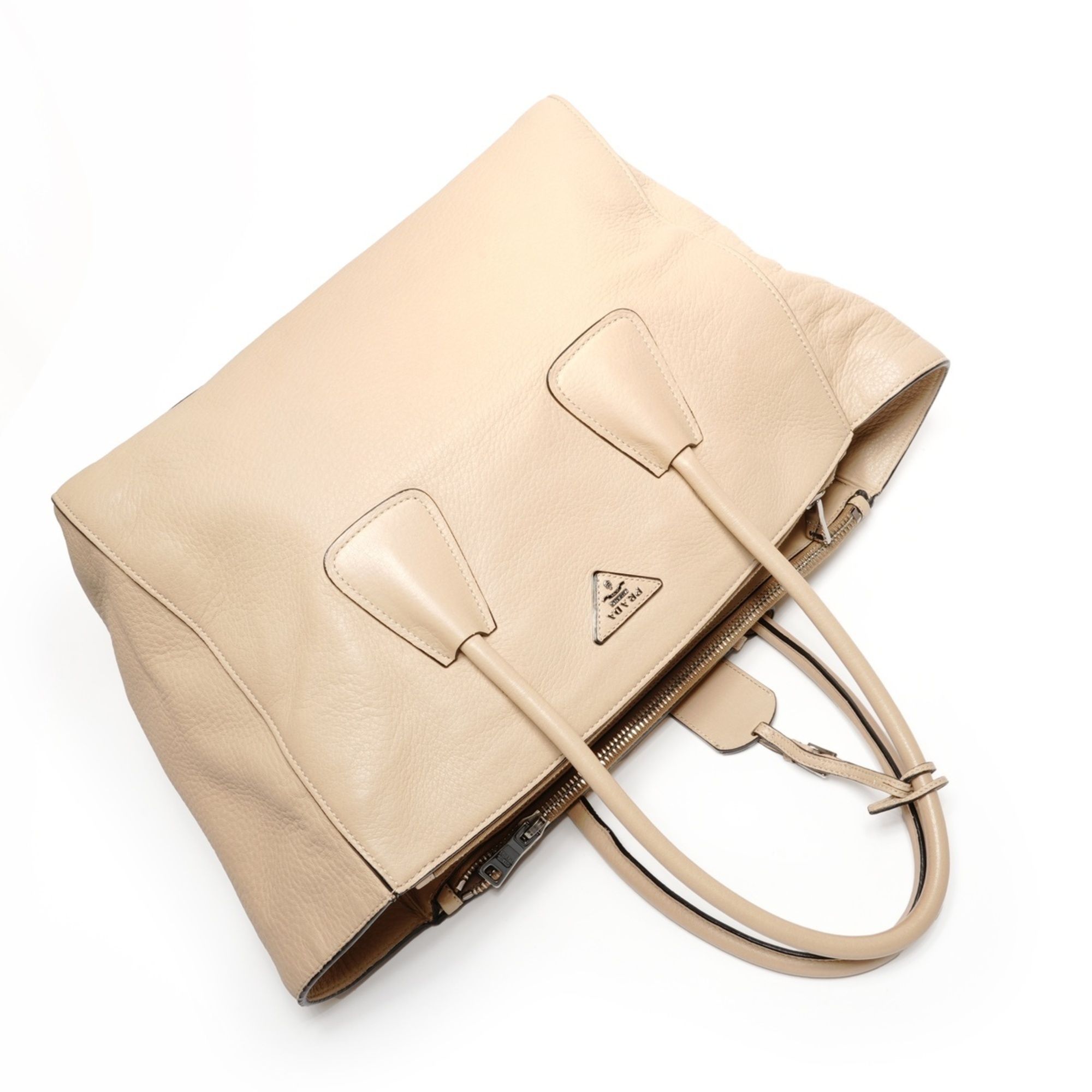 Leather Tote Bag (Pre-Owned) - Prada - Modalova