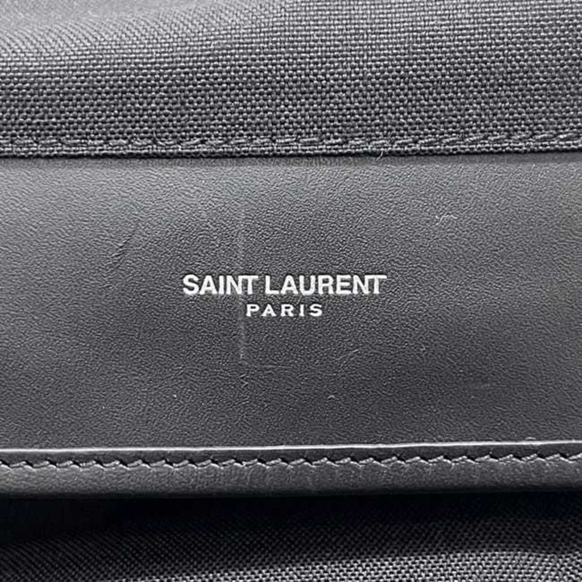 Canvas Leather Backpack (Pre-Owned) - Saint Laurent - Modalova