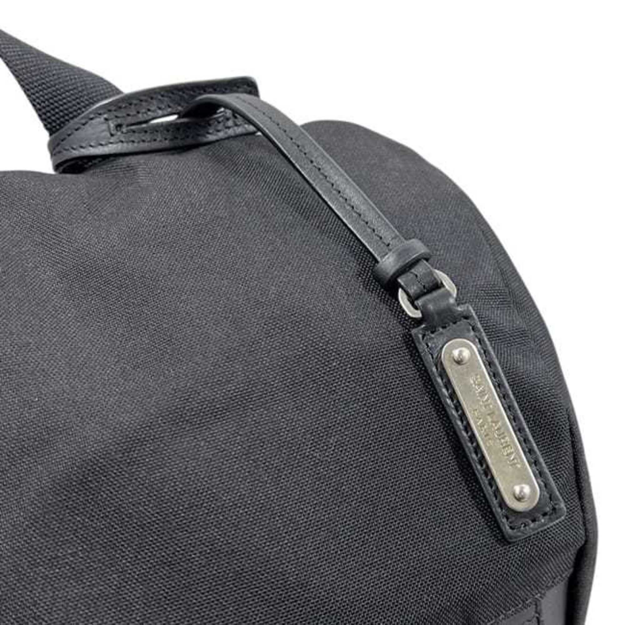 Canvas Leather Backpack (Pre-Owned) - Saint Laurent - Modalova