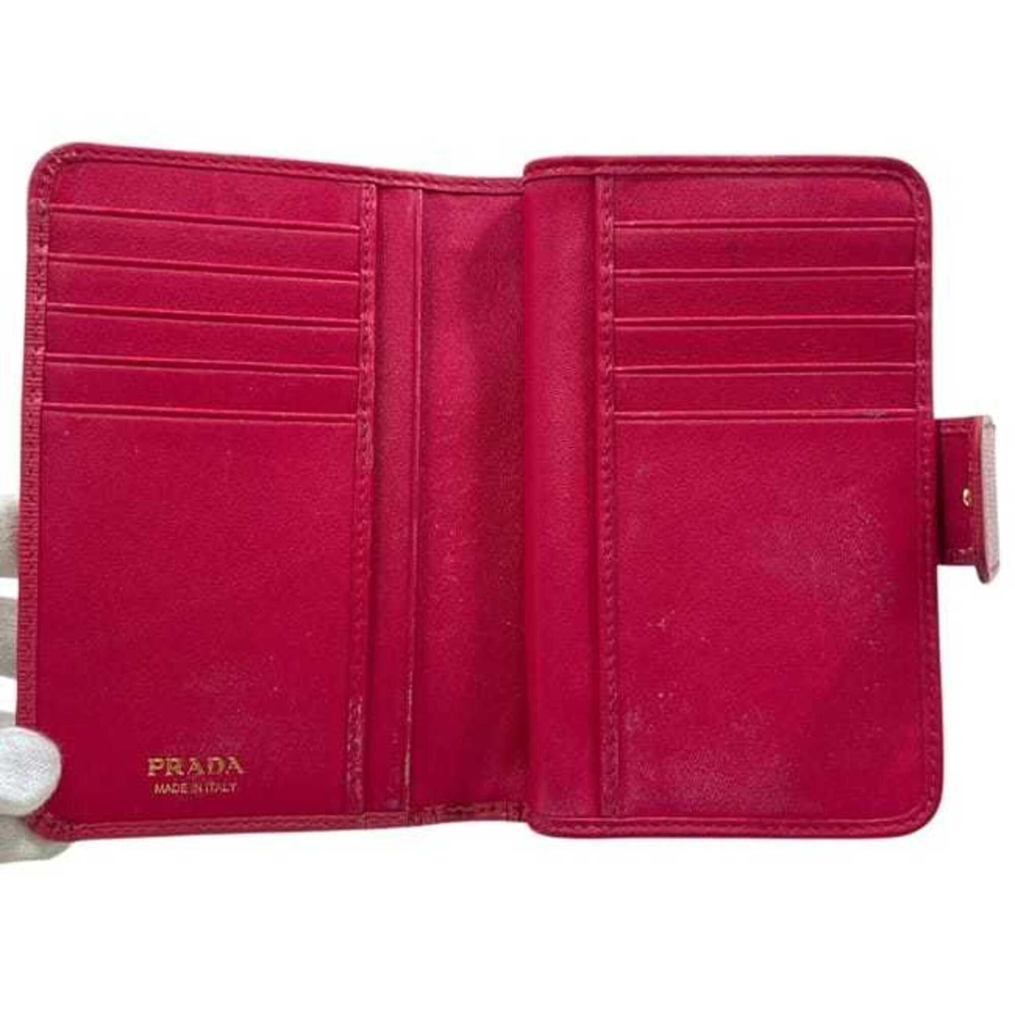 Leather Wallet (Bi-Fold) (Pre-Owned) - Prada - Modalova