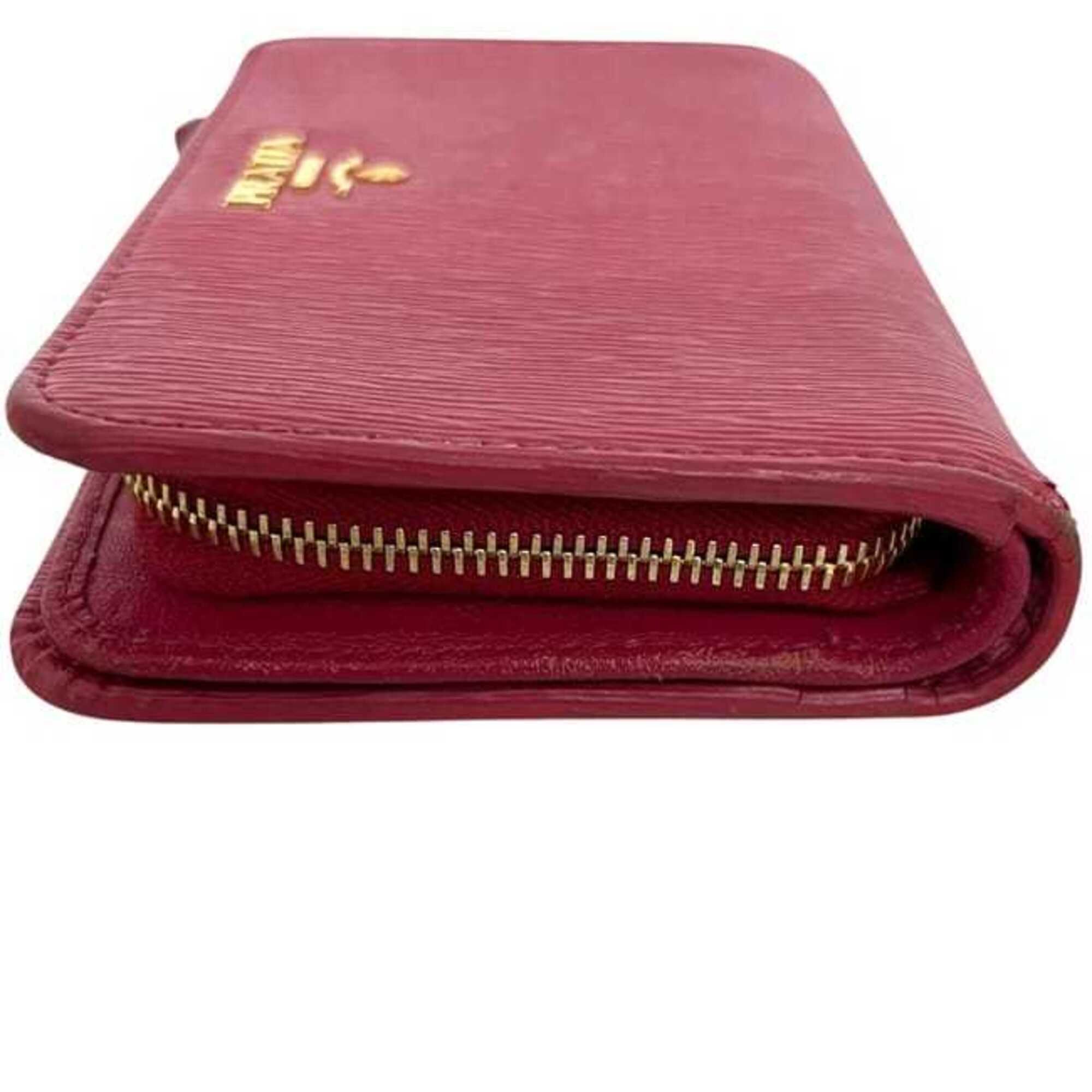 Leather Wallet (Bi-Fold) (Pre-Owned) - Prada - Modalova