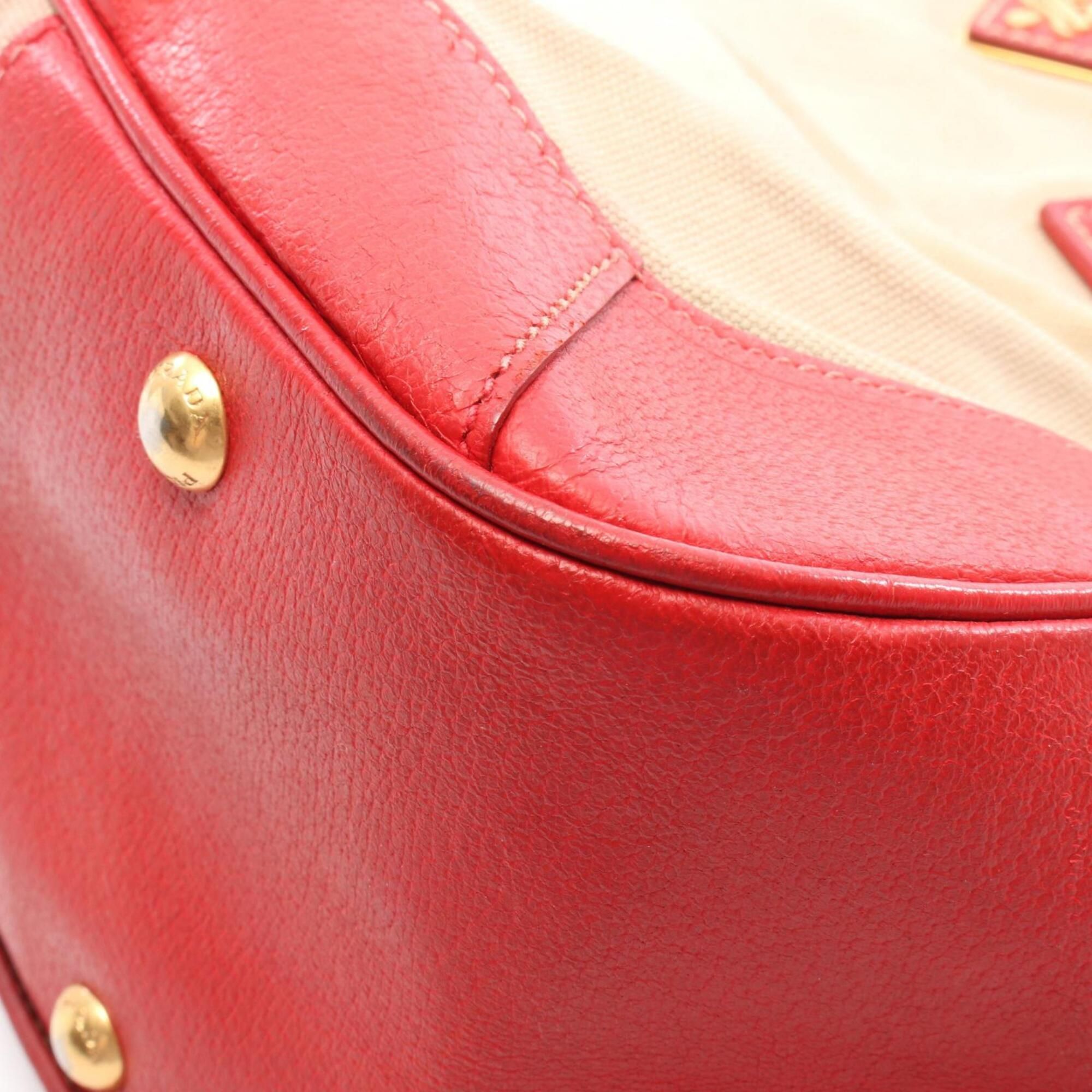 Canvas Leather Handbag (Pre-Owned) - Prada - Modalova