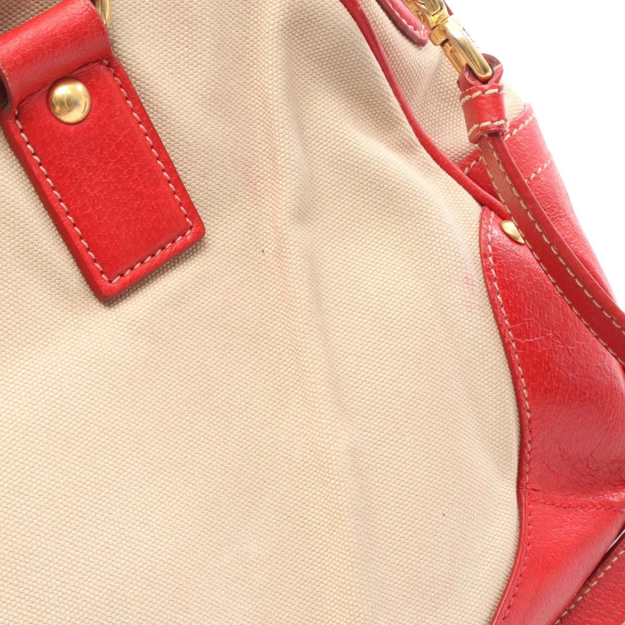 Canvas Leather Handbag (Pre-Owned) - Prada - Modalova