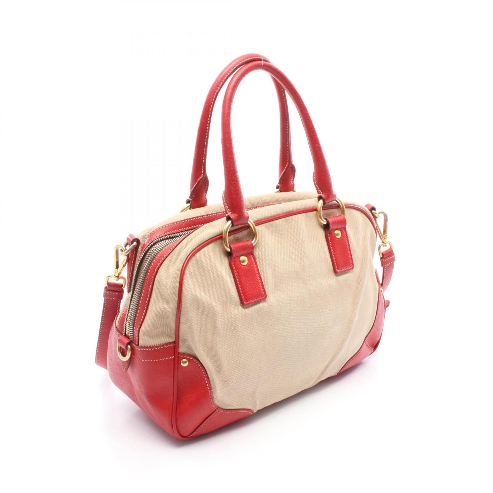 Canvas Leather Handbag (Pre-Owned) - Prada - Modalova