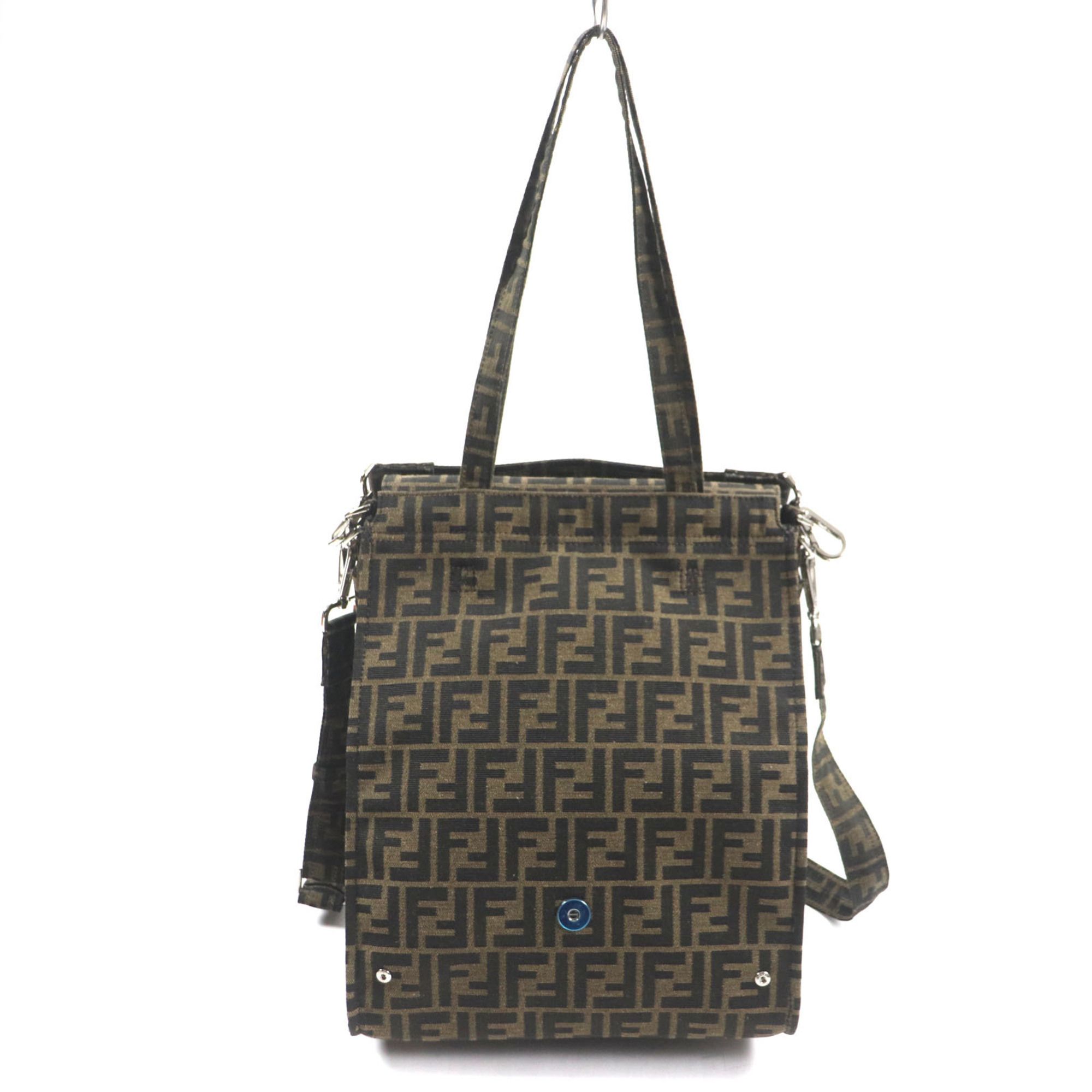 Canvas Shoulder Bag Tote Bag (Pre-Owned) - Fendi - Modalova