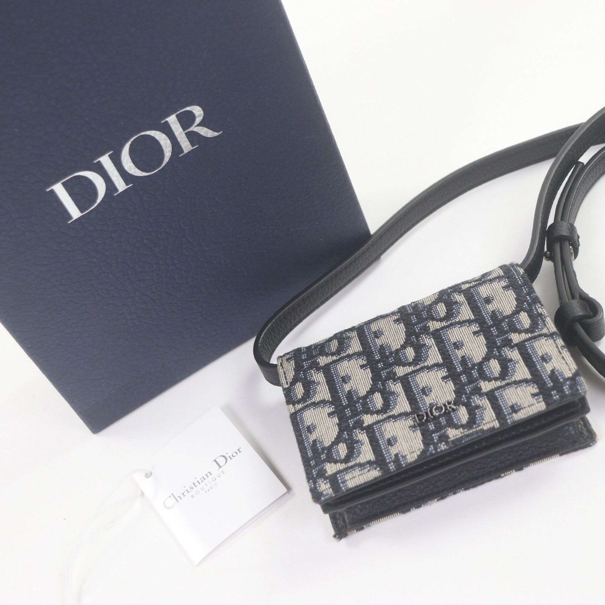 Canvas Leather Pouch (Pre-Owned) - Dior Homme - Modalova