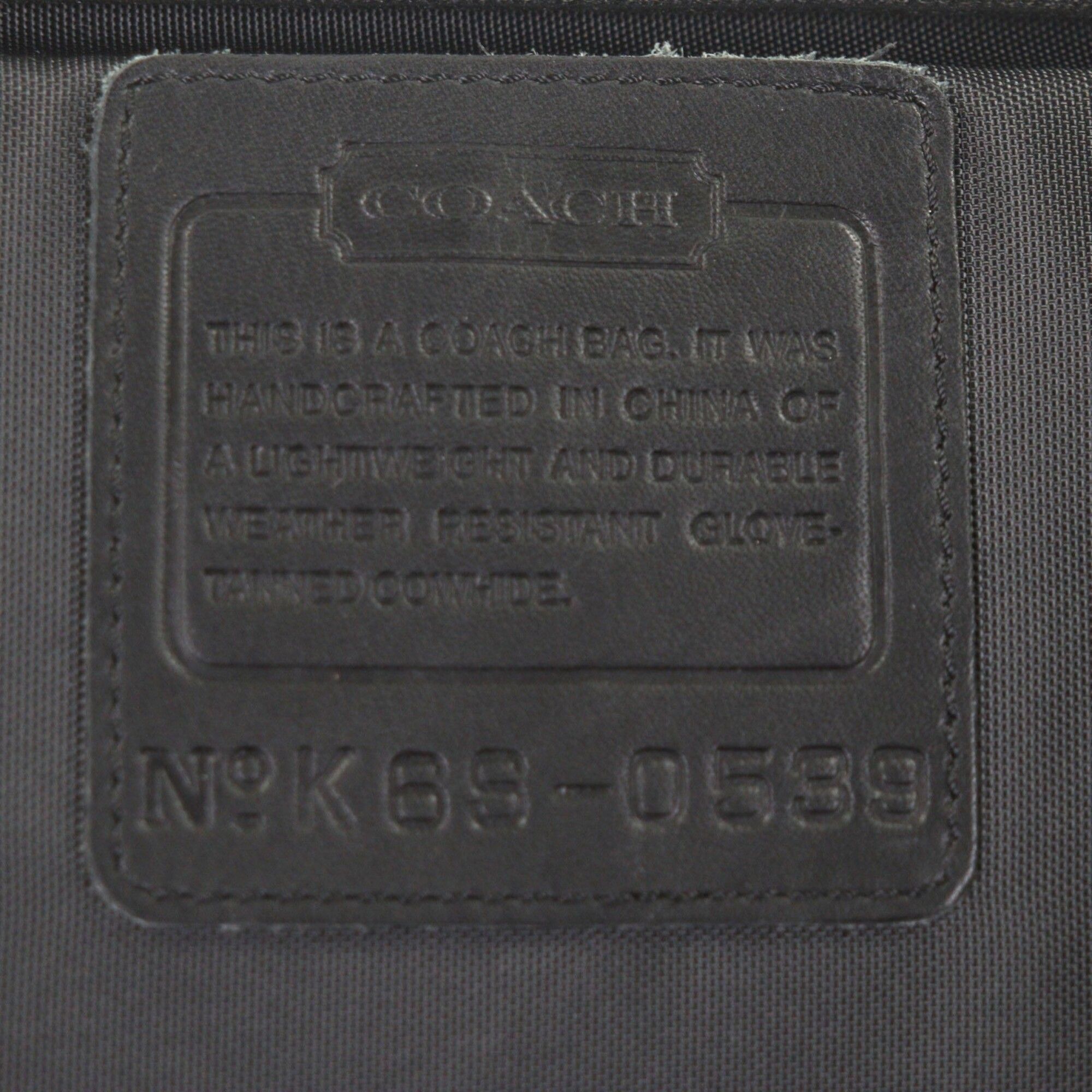 Leather Nylon Briefcase Shoulder Bag (Pre-Owned) - Coach - Modalova