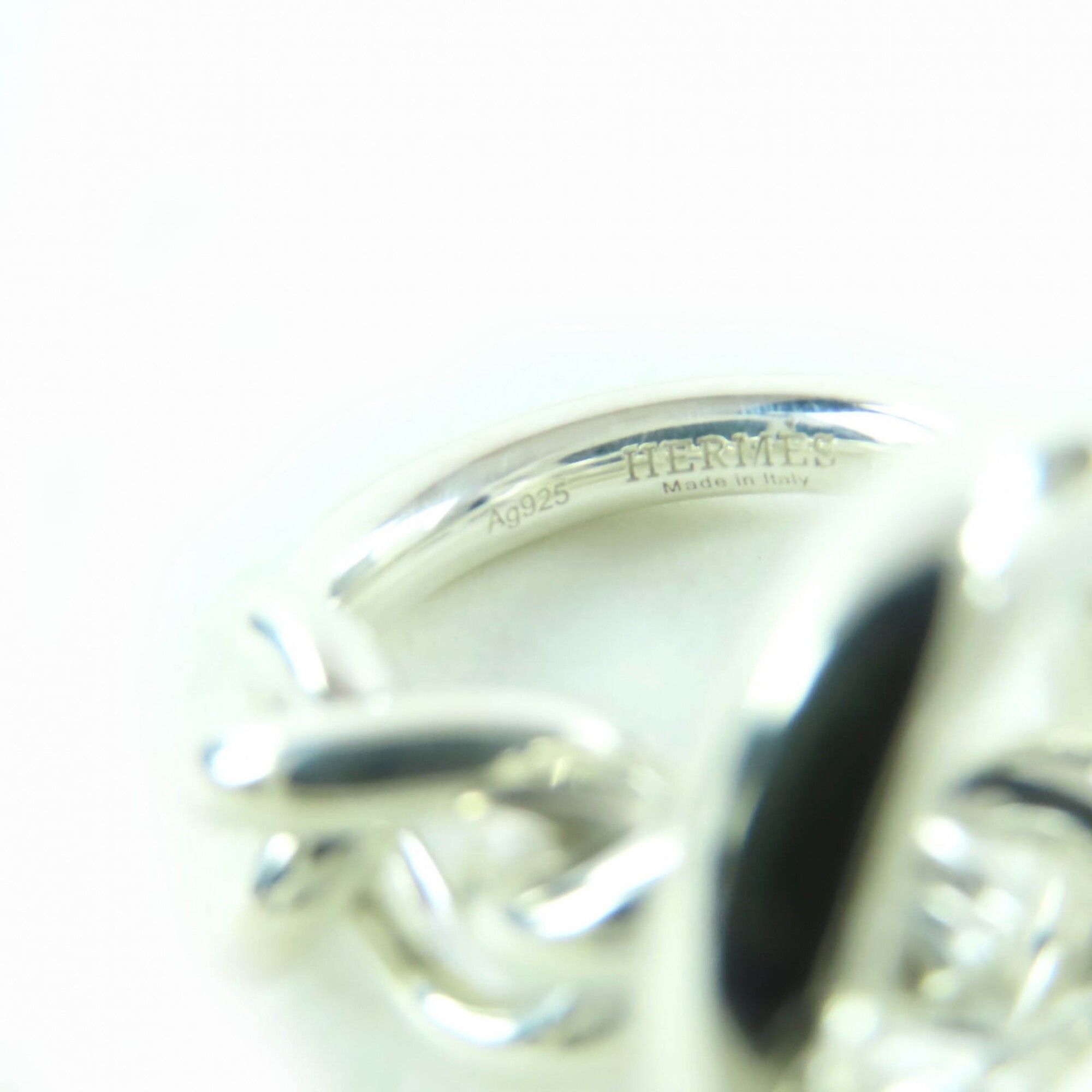 Silver 925 Band Ring (Pre-Owned) - Hermes - Modalova