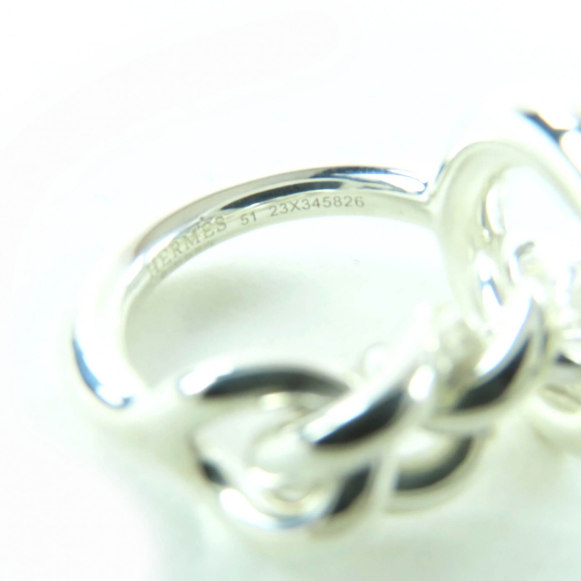 Silver 925 Band Ring (Pre-Owned) - Hermes - Modalova