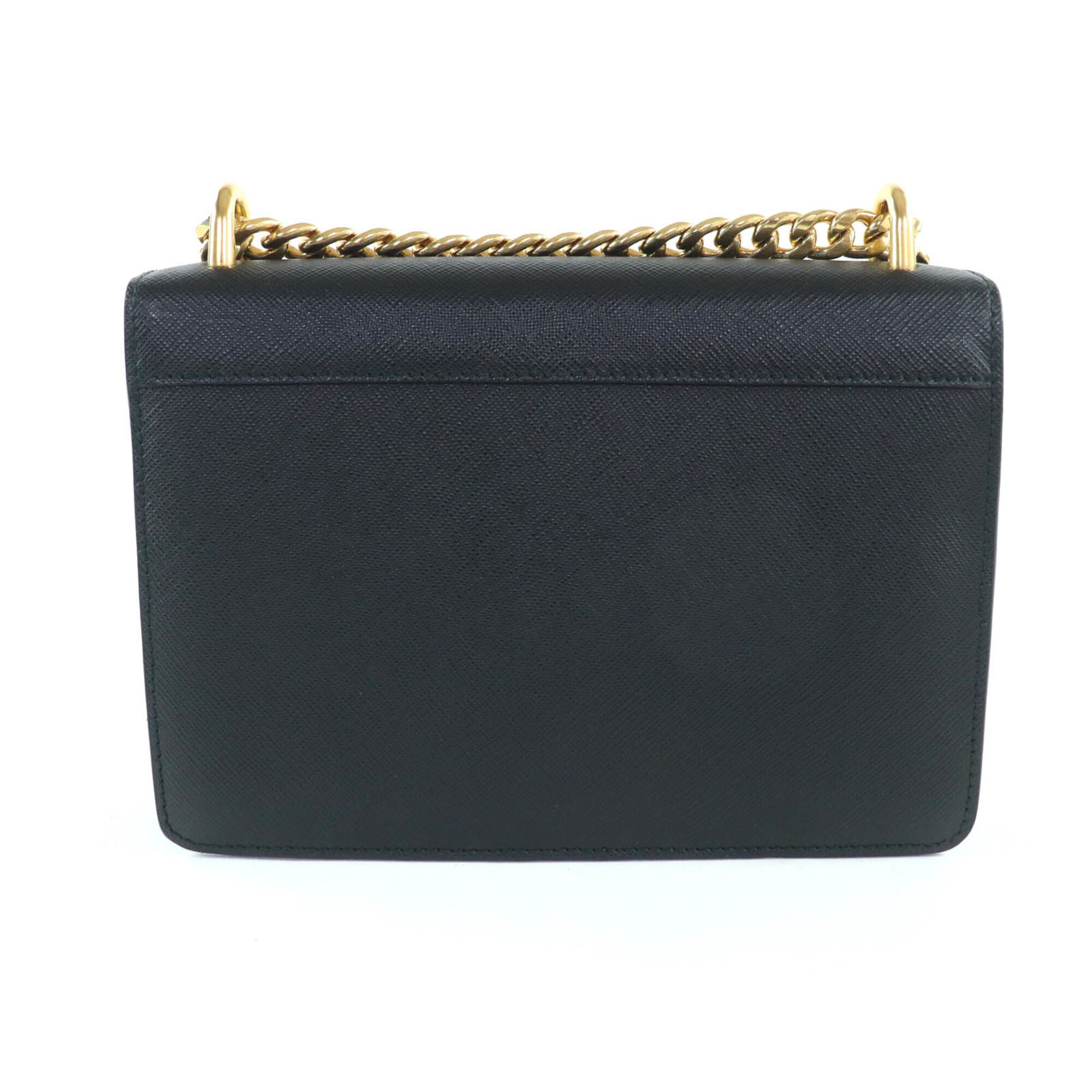 Saffiano Triangle Leather Shoulder Bag (Pre-Owned) - Prada - Modalova