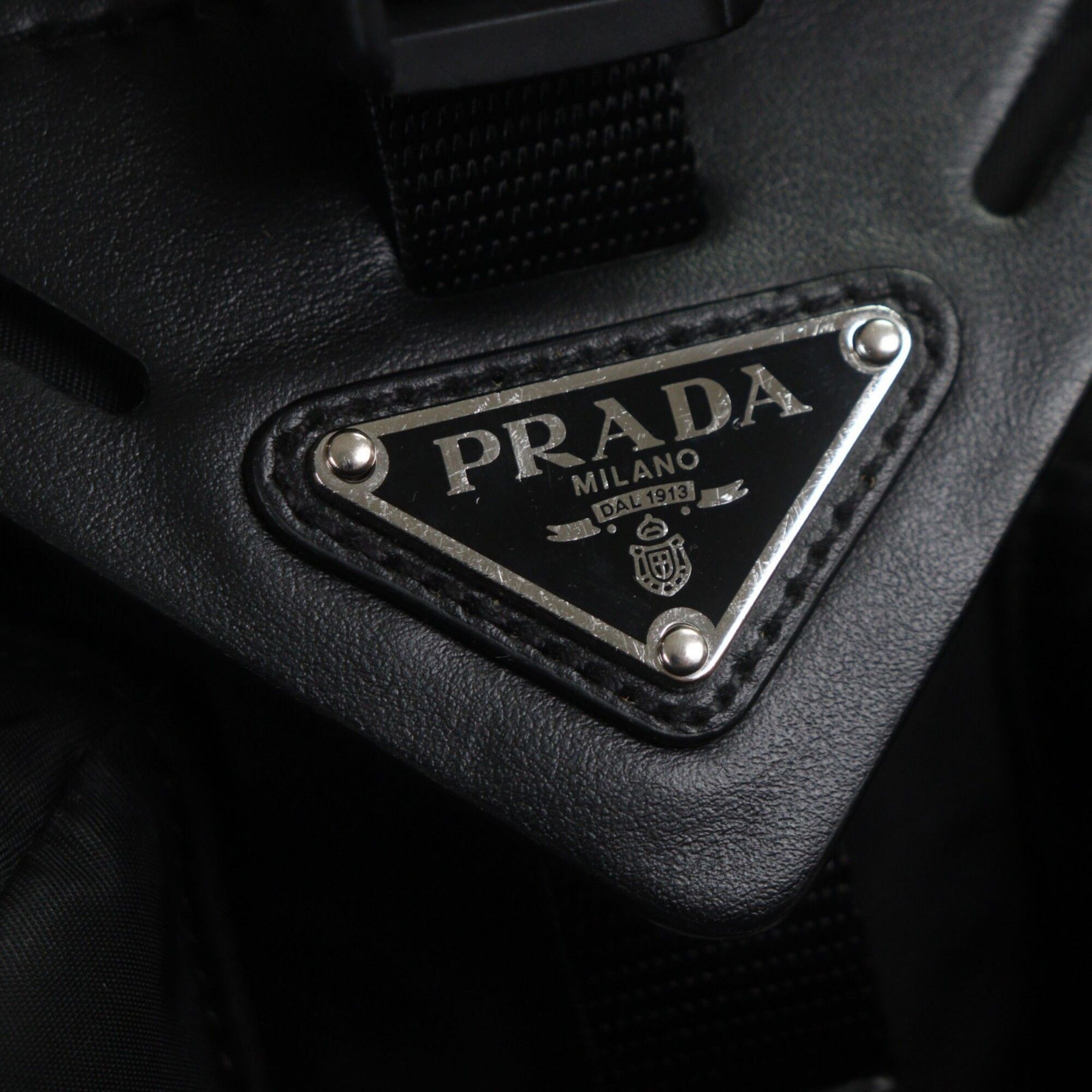 Nylon Leather Shoulder Bag (Pre-Owned) - Prada - Modalova