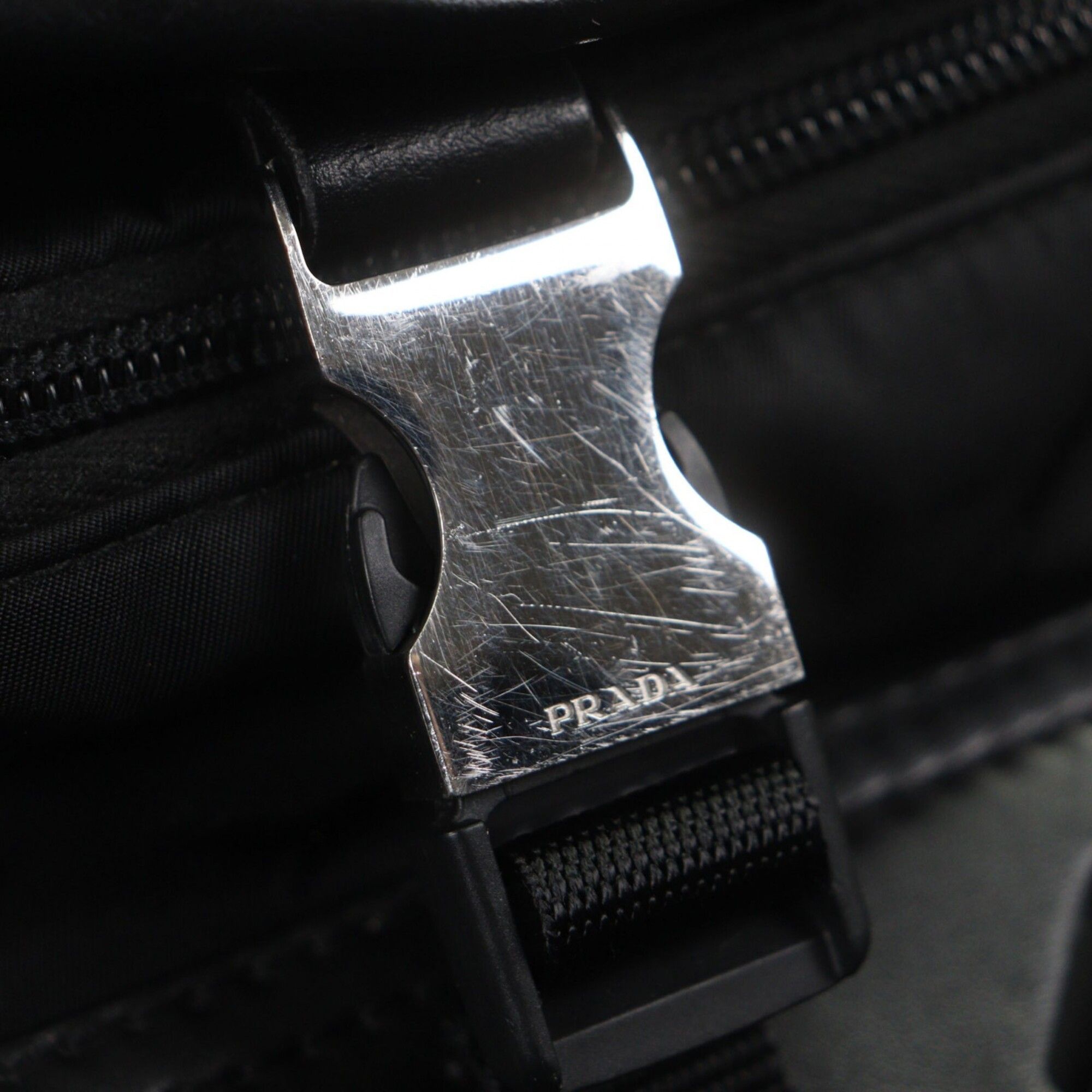 Nylon Leather Shoulder Bag (Pre-Owned) - Prada - Modalova