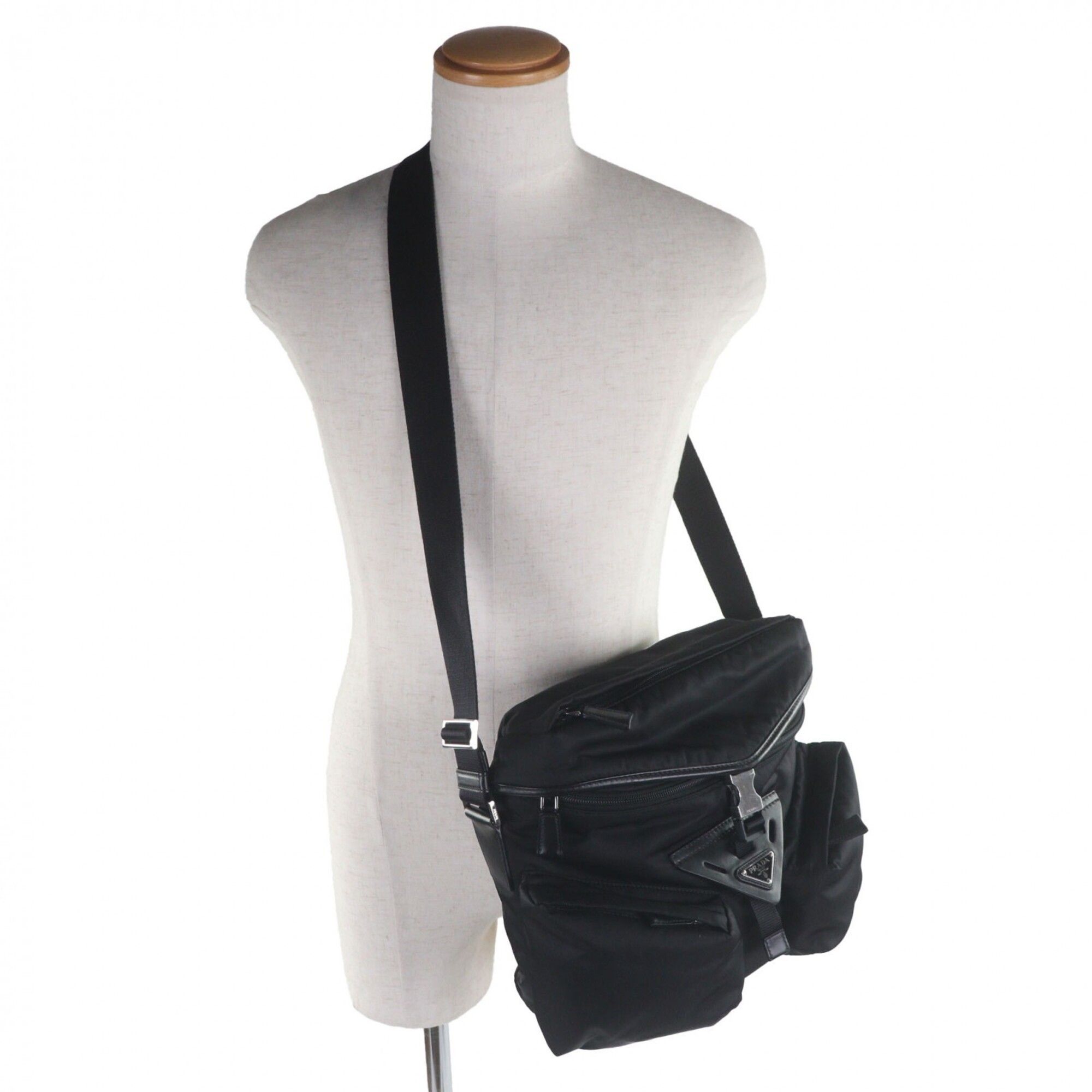 Nylon Leather Shoulder Bag (Pre-Owned) - Prada - Modalova