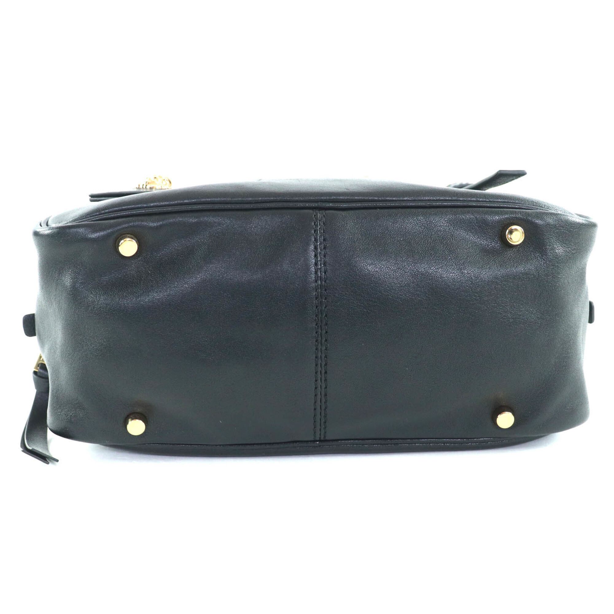 Leather Handbag (Pre-Owned) - Versace - Modalova