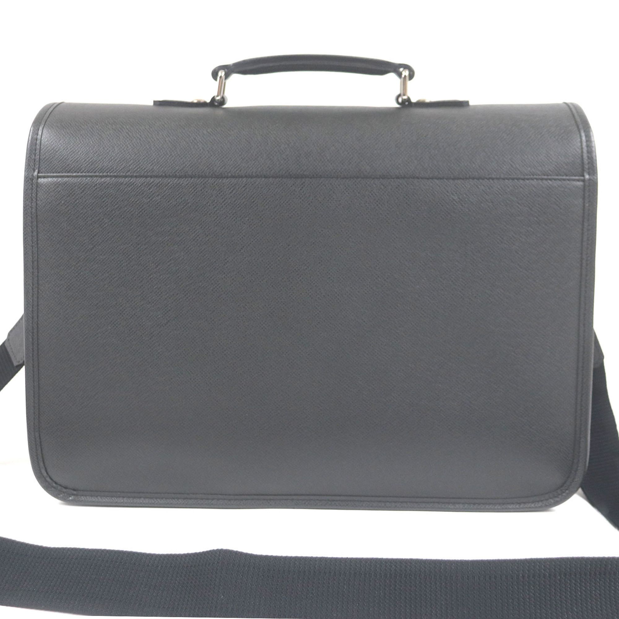 Taiga Leather Briefcase Shoulder Bag (Pre-Owned) - Louis Vuitton - Modalova