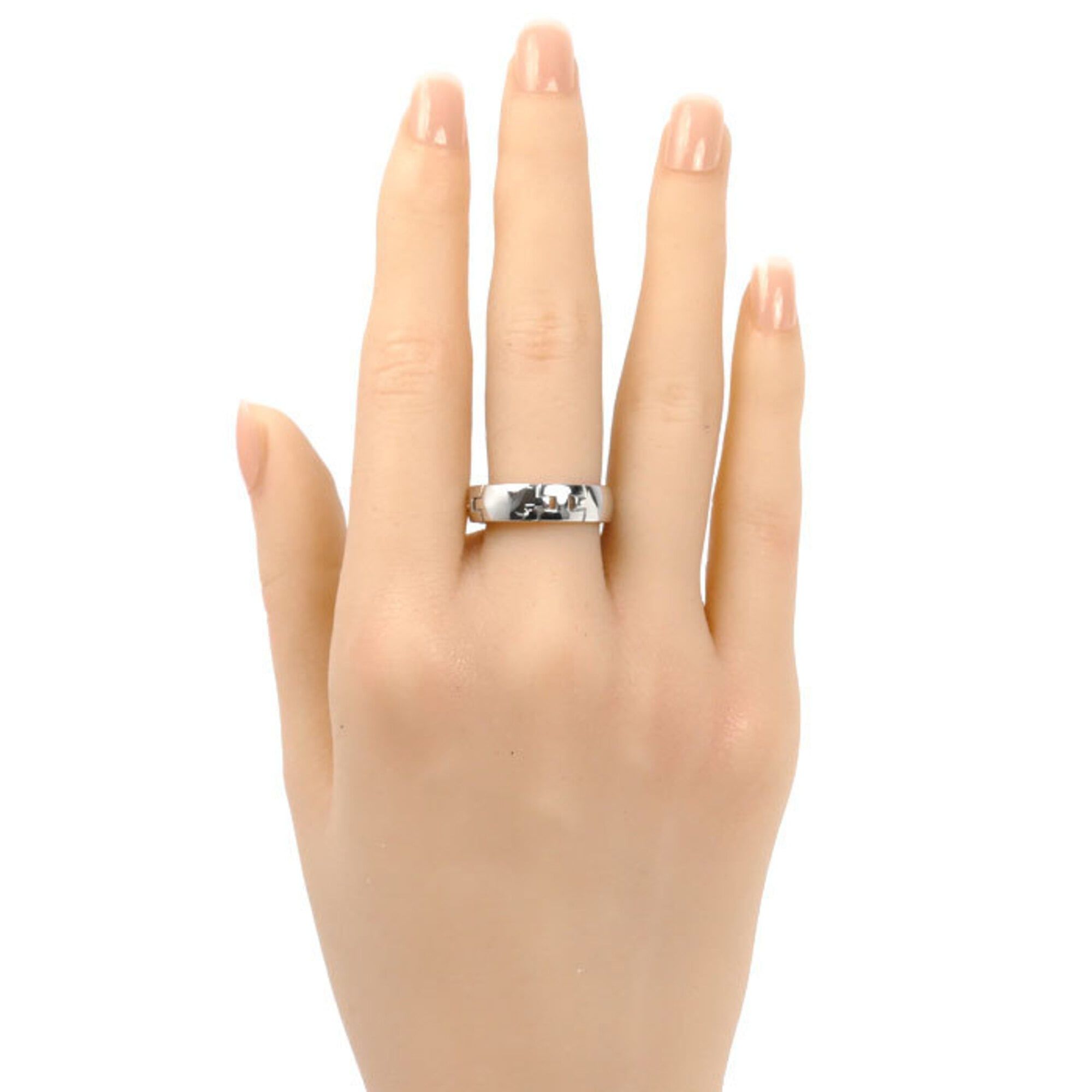 White Gold (18K) Band Ring (Pre-Owned) - Hermes - Modalova