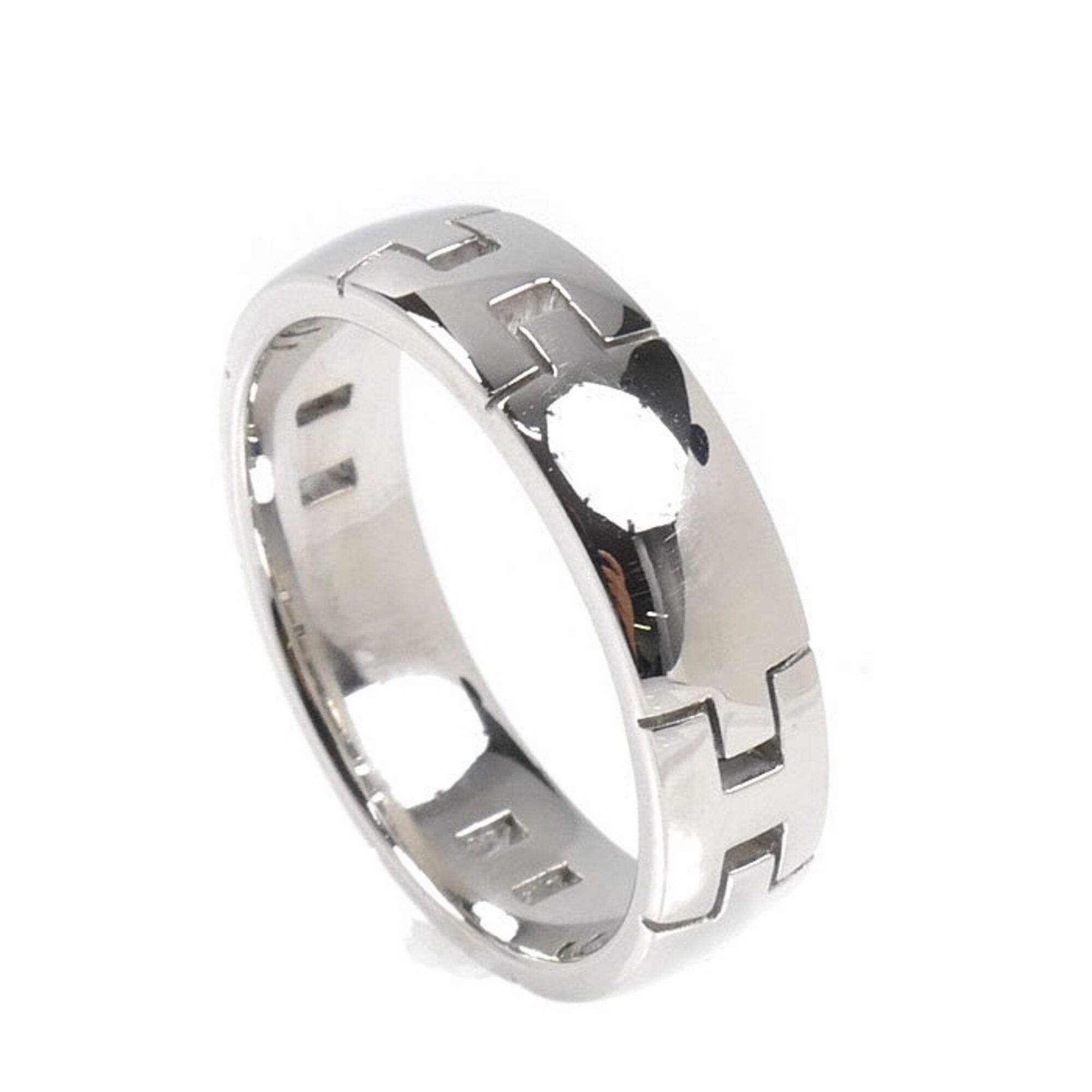 White Gold (18K) Band Ring (Pre-Owned) - Hermes - Modalova