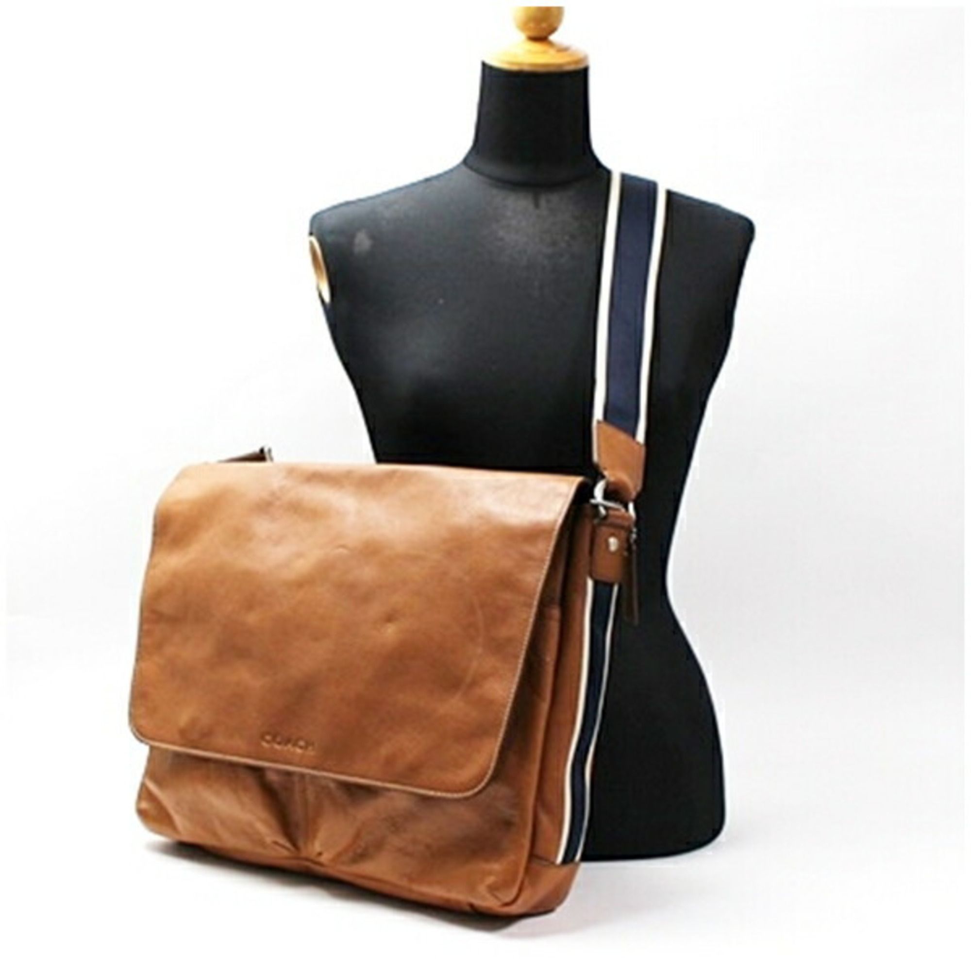 Dark Leather Shoulder Bag (Pre-Owned) - Coach - Modalova