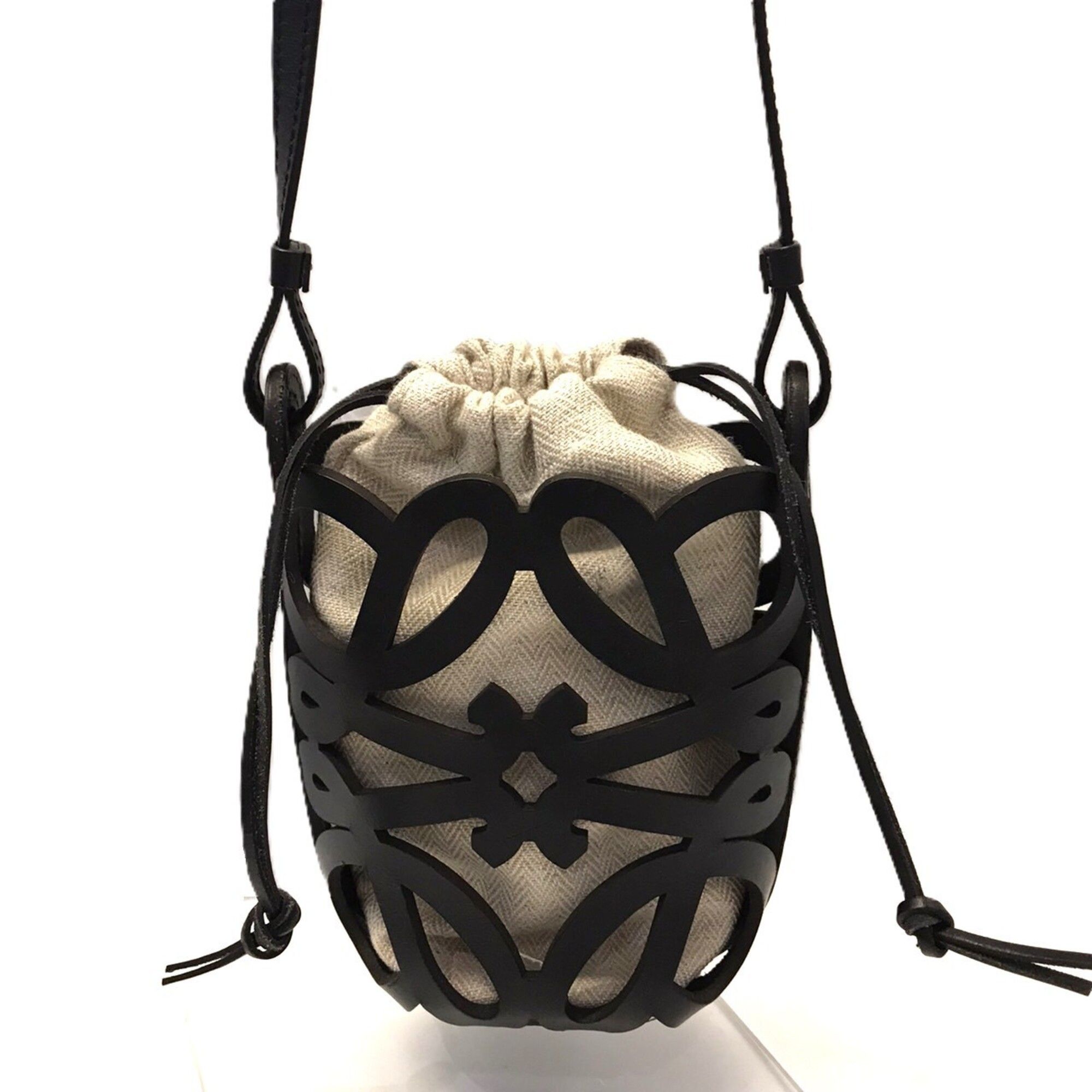 Canvas Leather Shoulder Bag (Pre-Owned) - Loewe - Modalova