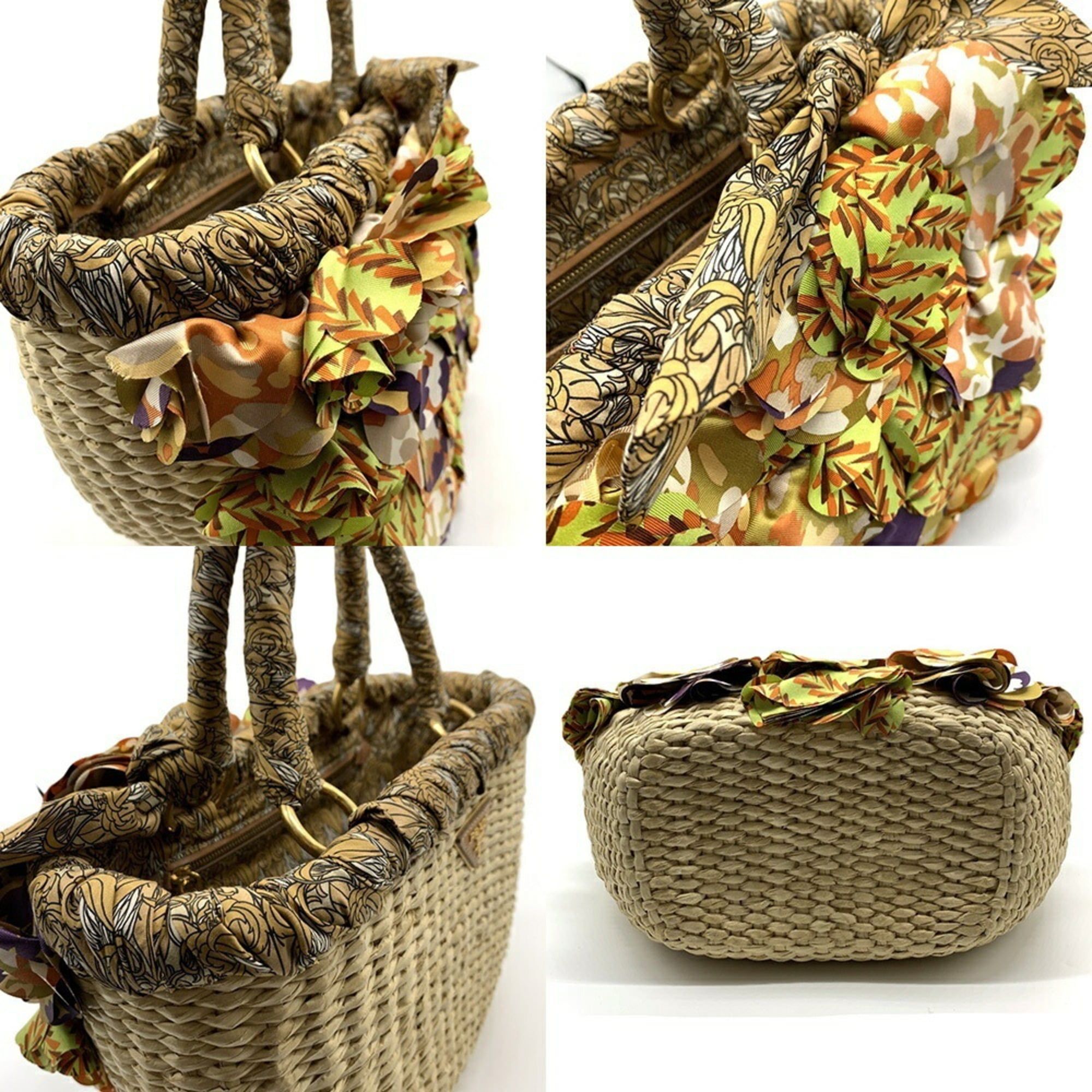 Prada Raffia Handbag (Pre-Owned) - Prada - Modalova