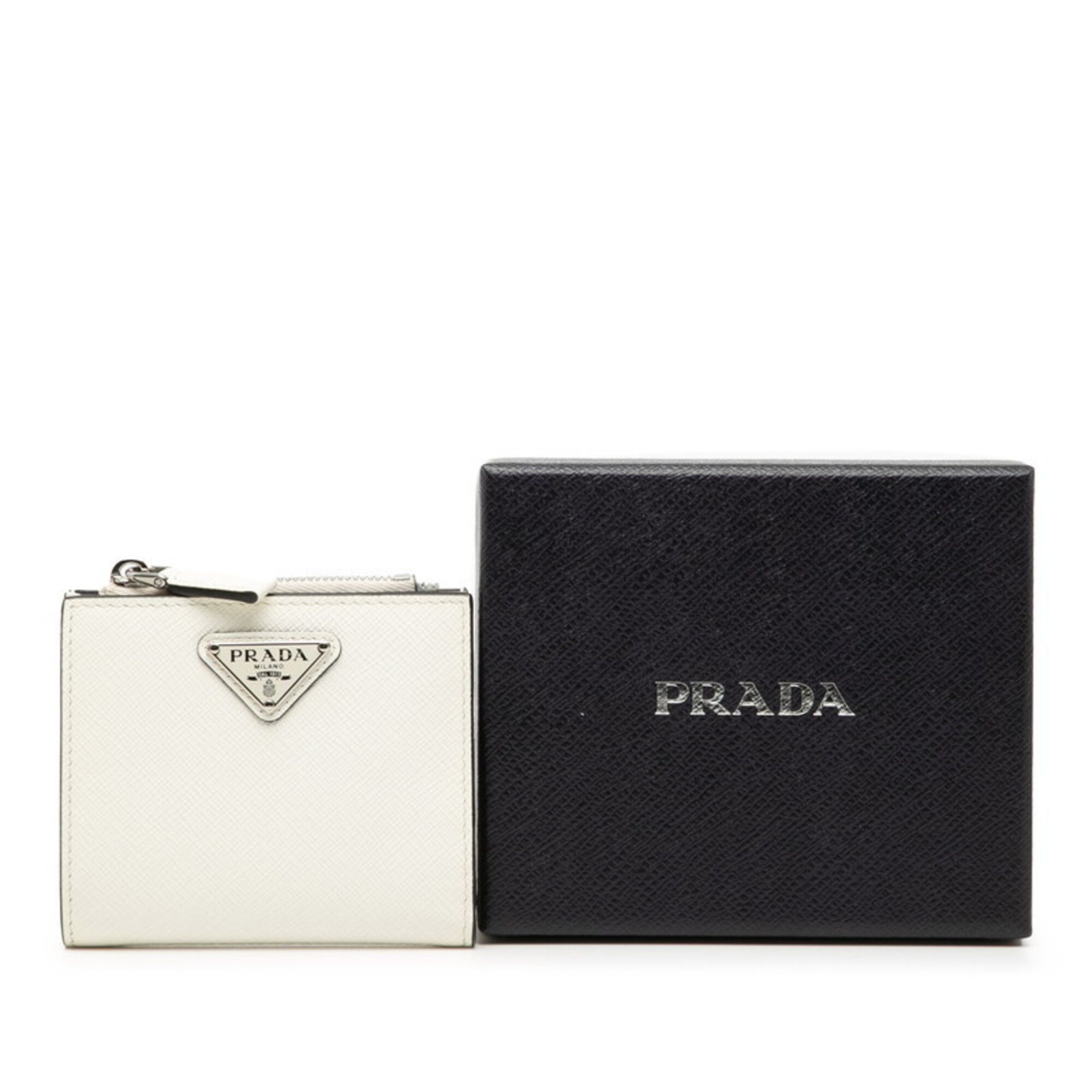 Leather Wallet (Bi-Fold) (Pre-Owned) - Prada - Modalova
