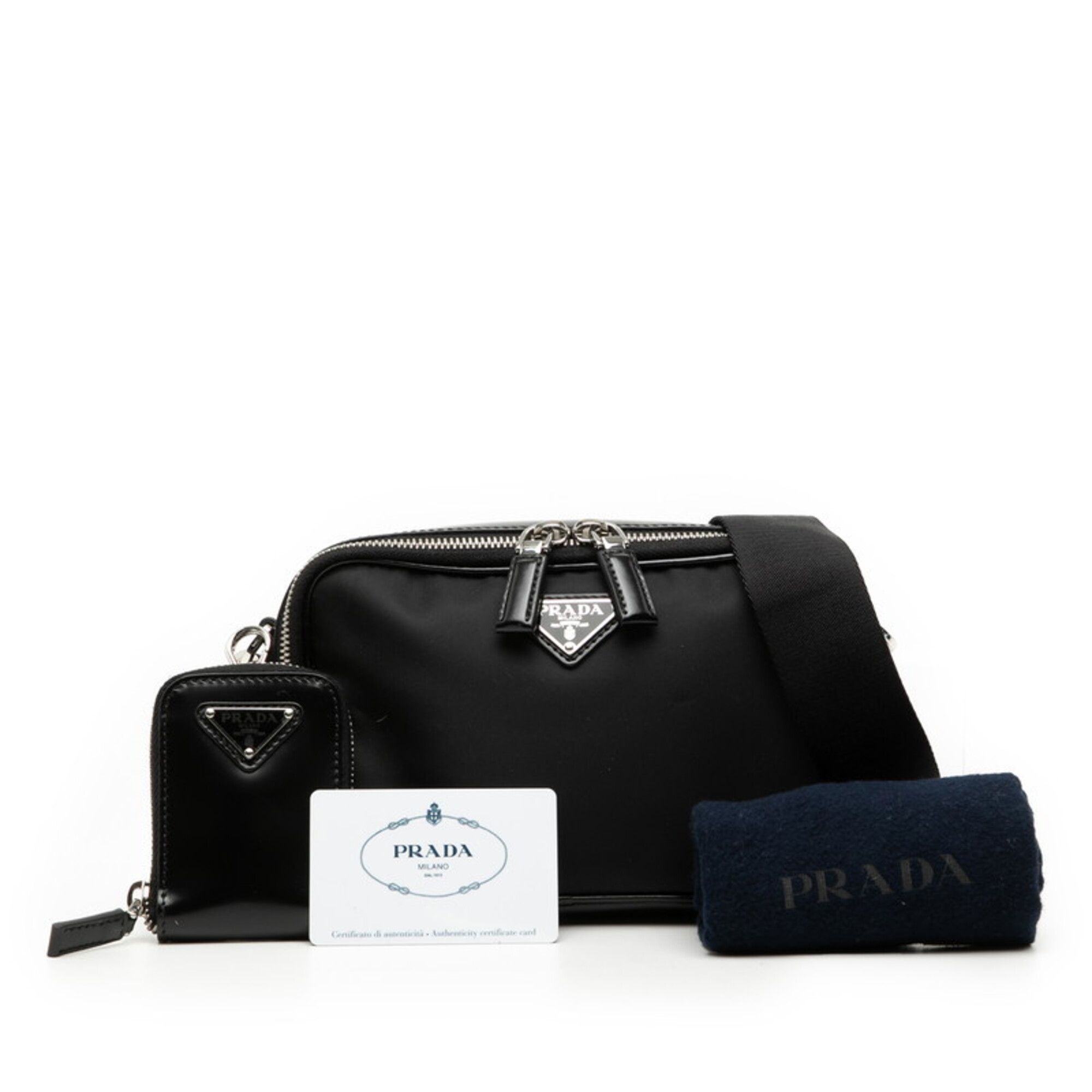 Nylon Patent Leather Shoulder Bag (Pre-Owned) - Prada - Modalova