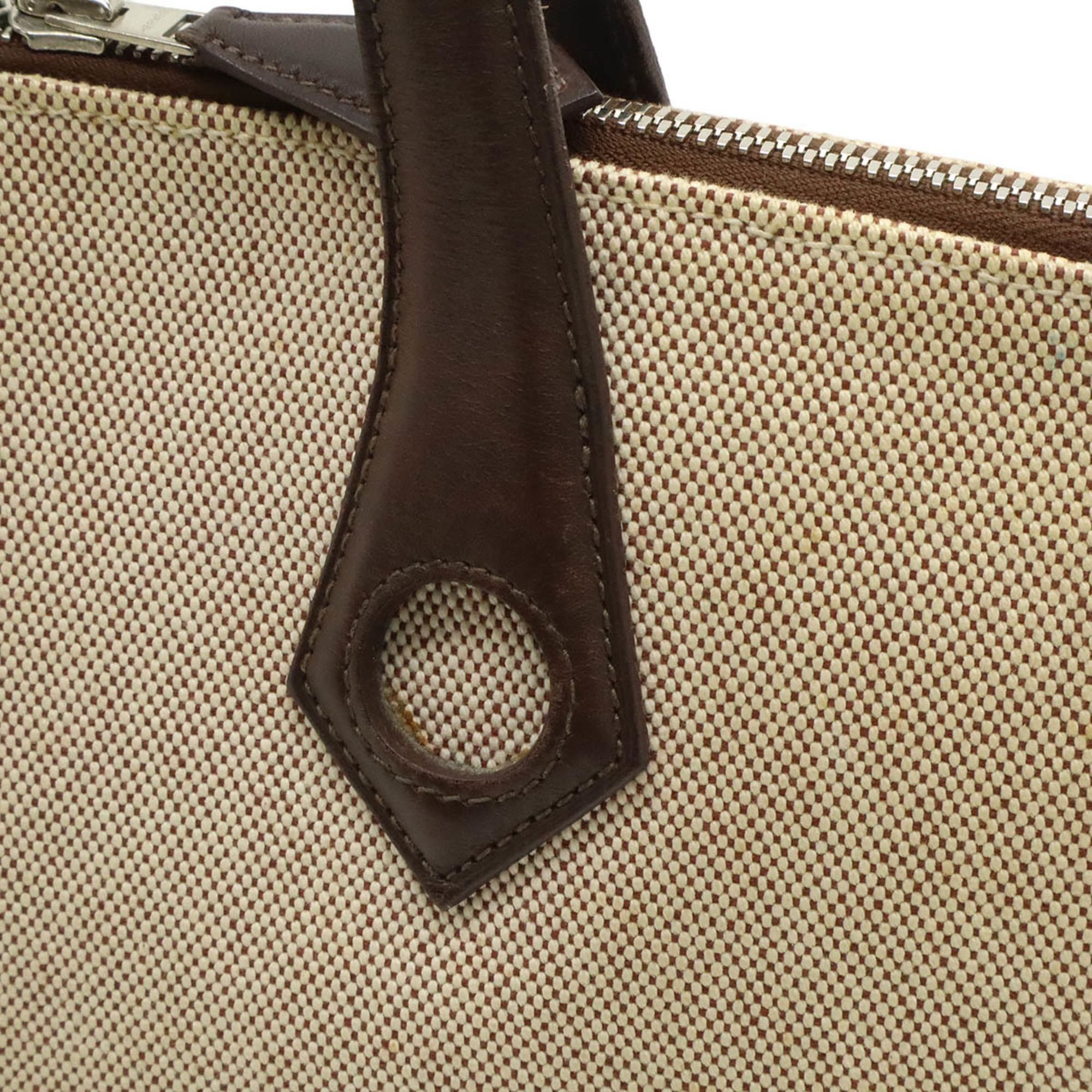 Canvas Leather Handbag Tote Bag (Pre-Owned) - Hermes - Modalova