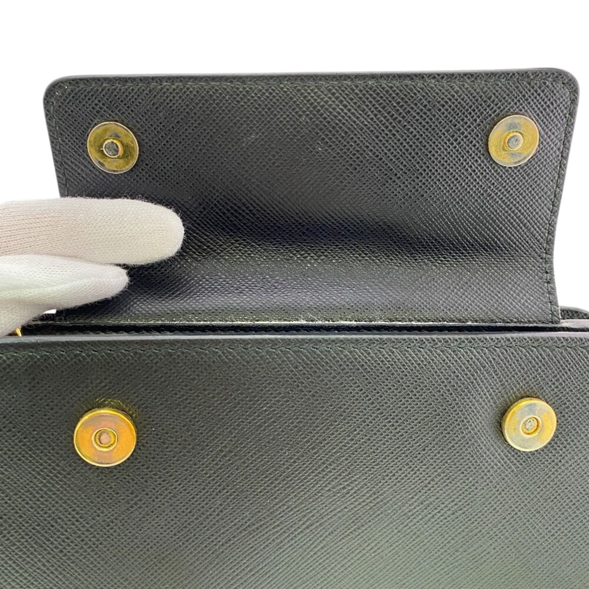 Leather Chain/Shoulder Wallet (Pre-Owned) - Prada - Modalova