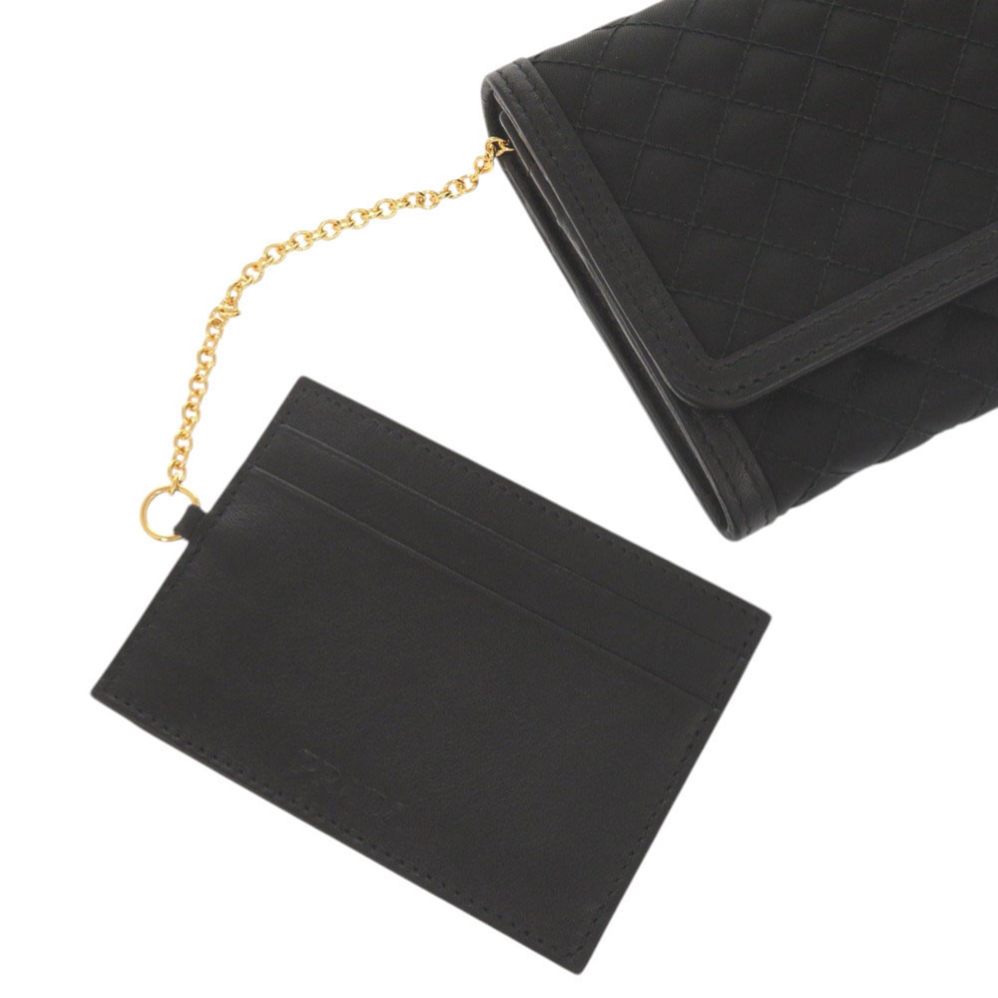 Nylon Leather Long Wallet (Bi-Fold) (Pre-Owned) - Prada - Modalova