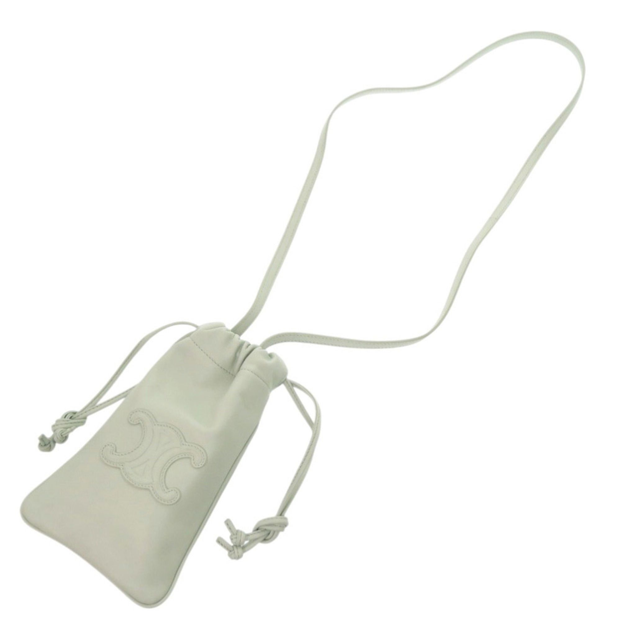 Leather Pouch Shoulder Bag (Pre-Owned) - Celine - Modalova