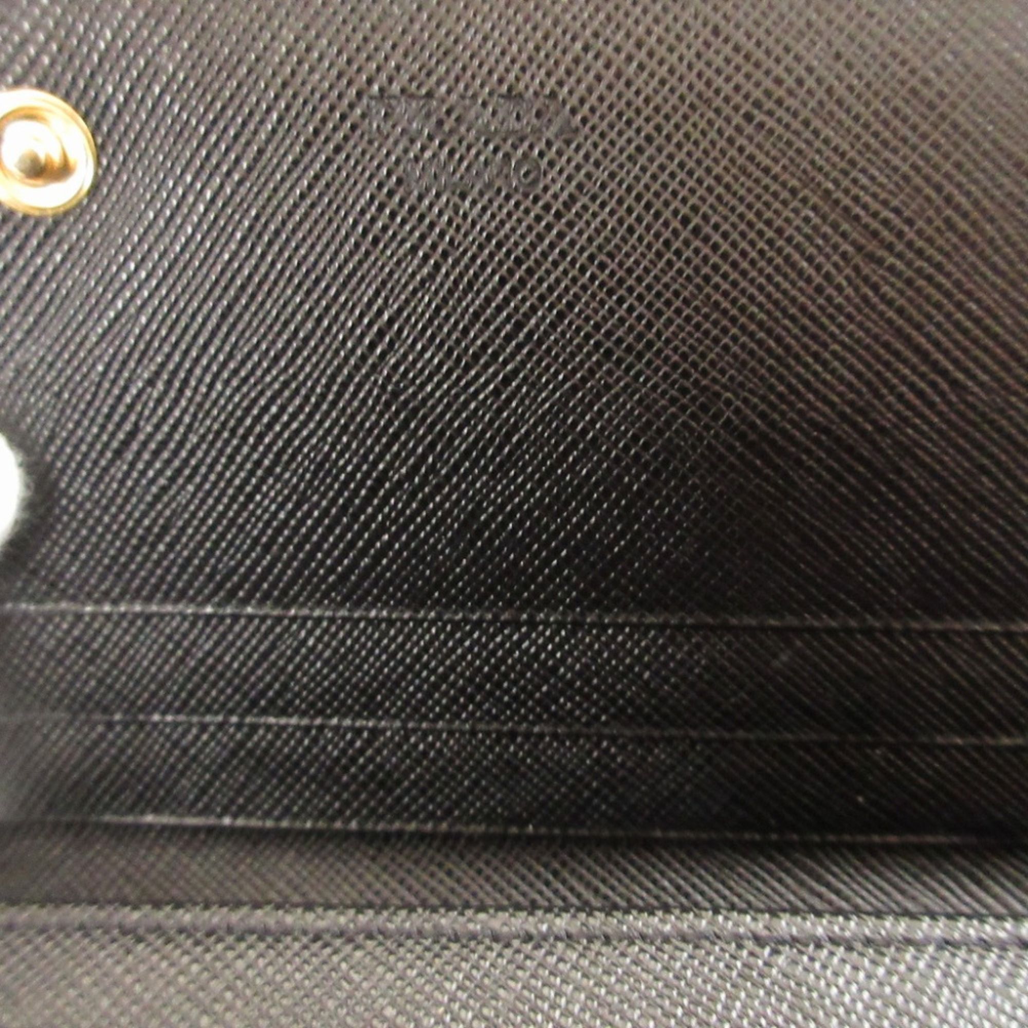 Saffiano Triangle Long Wallet (Bi-Fold) (Pre-Owned) - Prada - Modalova
