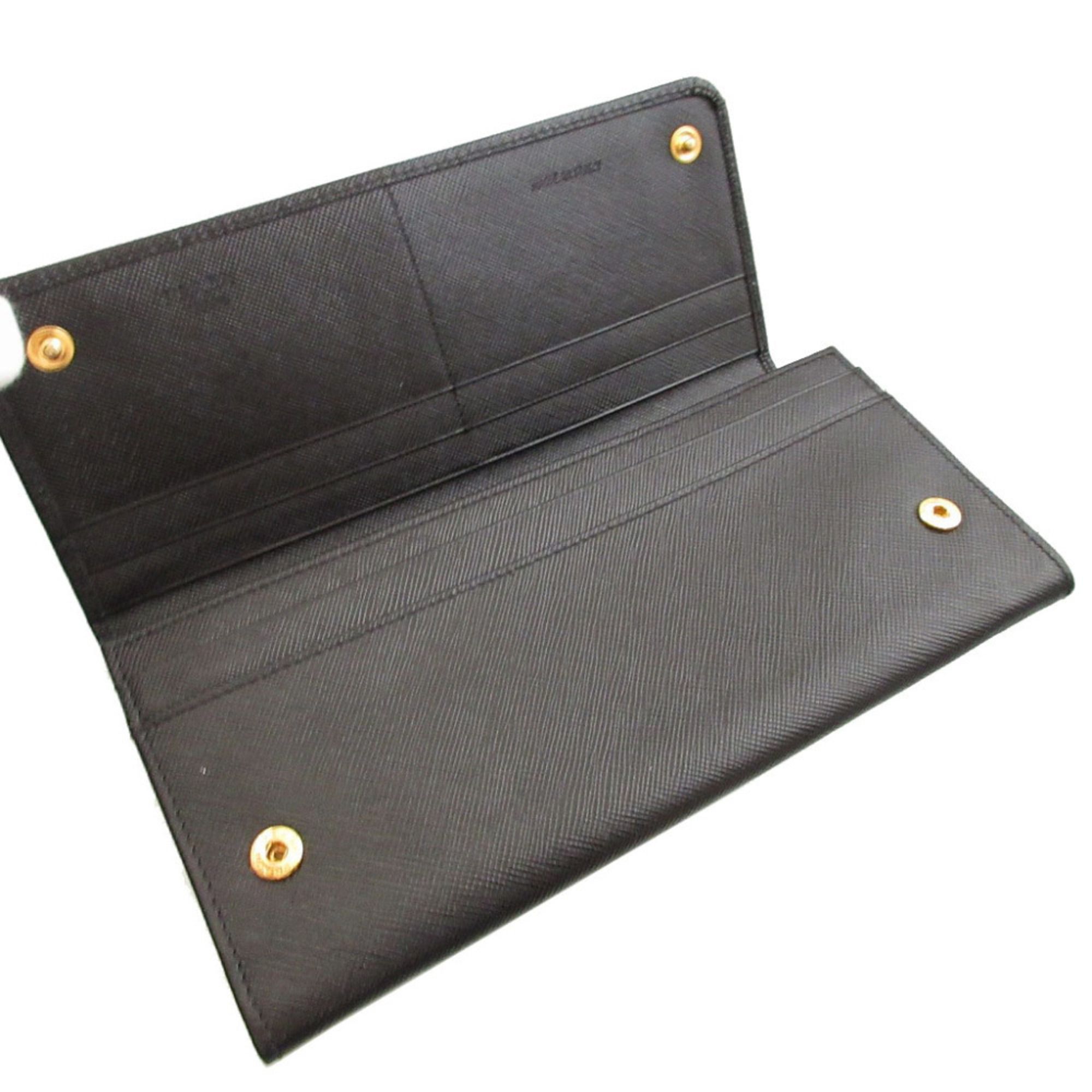 Saffiano Triangle Long Wallet (Bi-Fold) (Pre-Owned) - Prada - Modalova