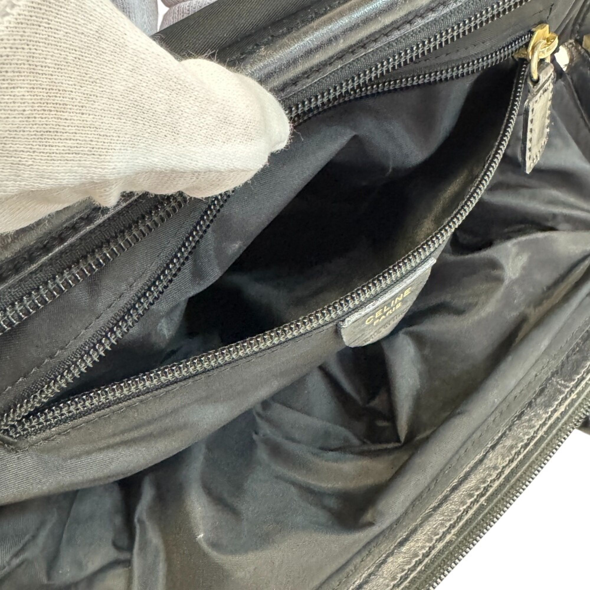 Nylon Leather Handbag (Pre-Owned) - Celine - Modalova