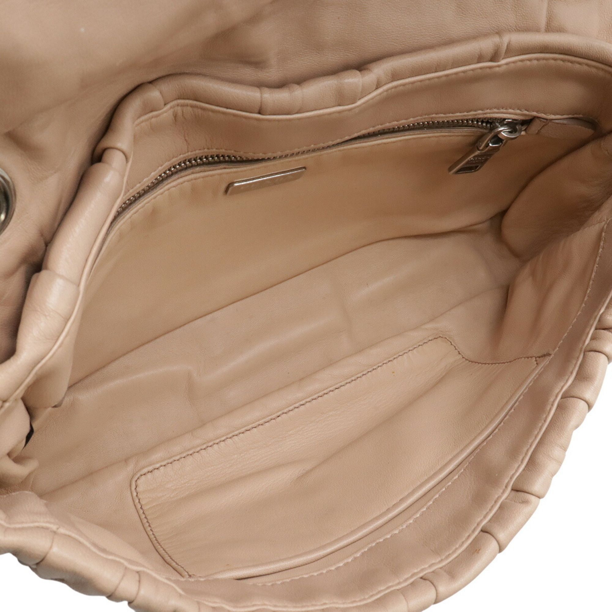 Nappa Leather Shoulder Bag (Pre-Owned) - Prada - Modalova