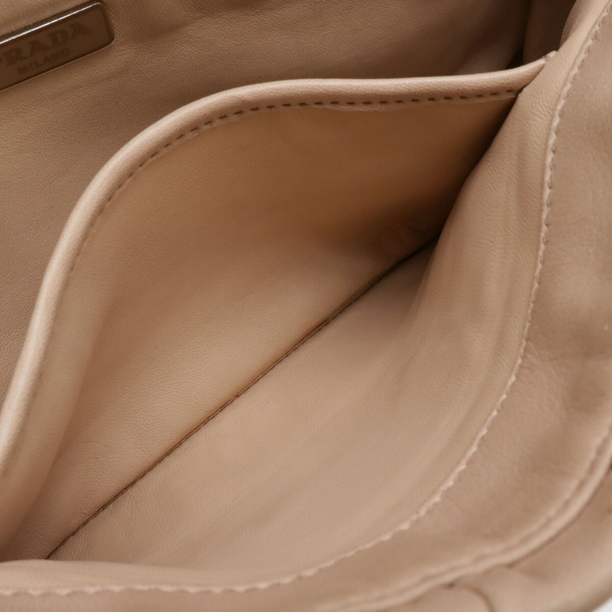 Nappa Leather Shoulder Bag (Pre-Owned) - Prada - Modalova