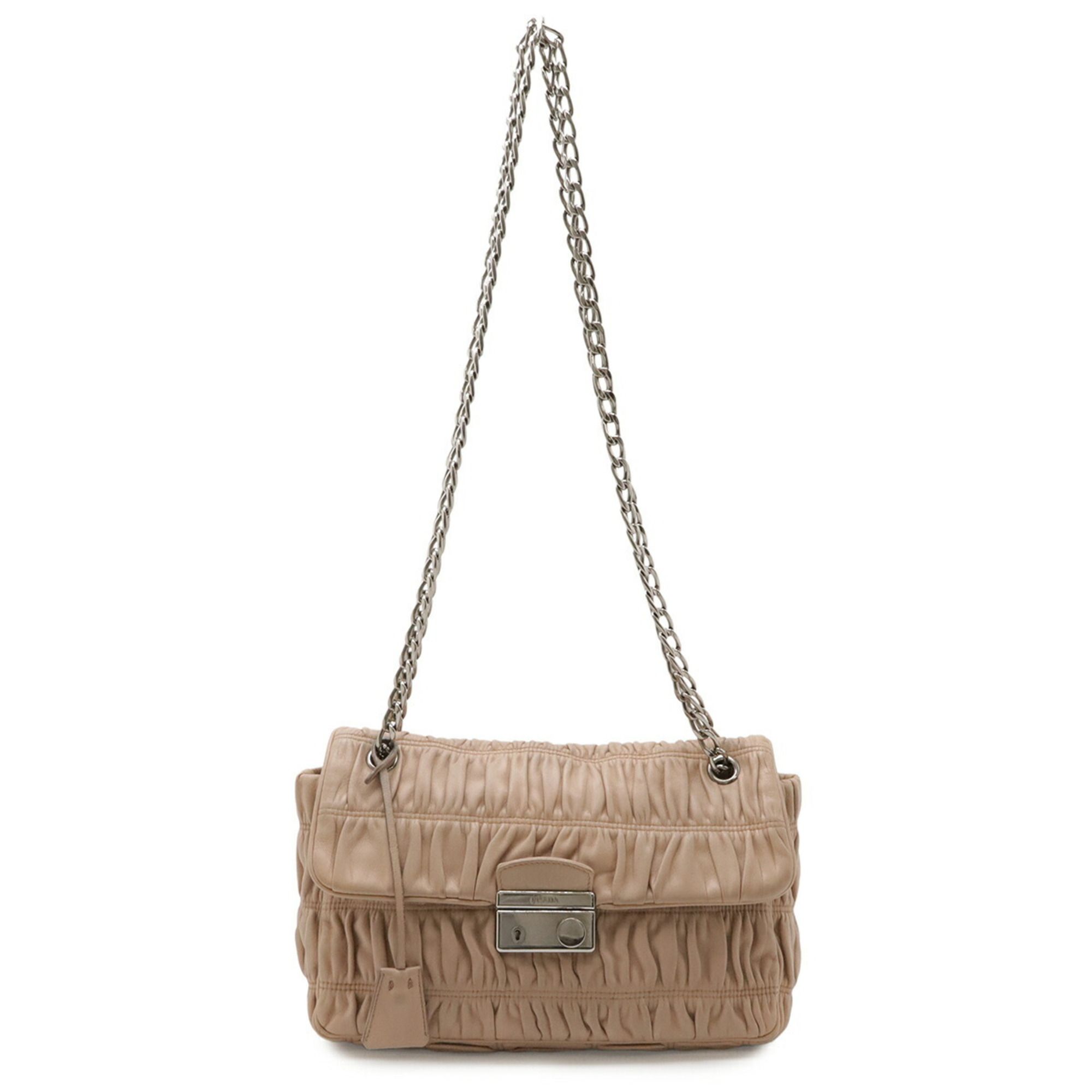 Nappa Leather Shoulder Bag (Pre-Owned) - Prada - Modalova
