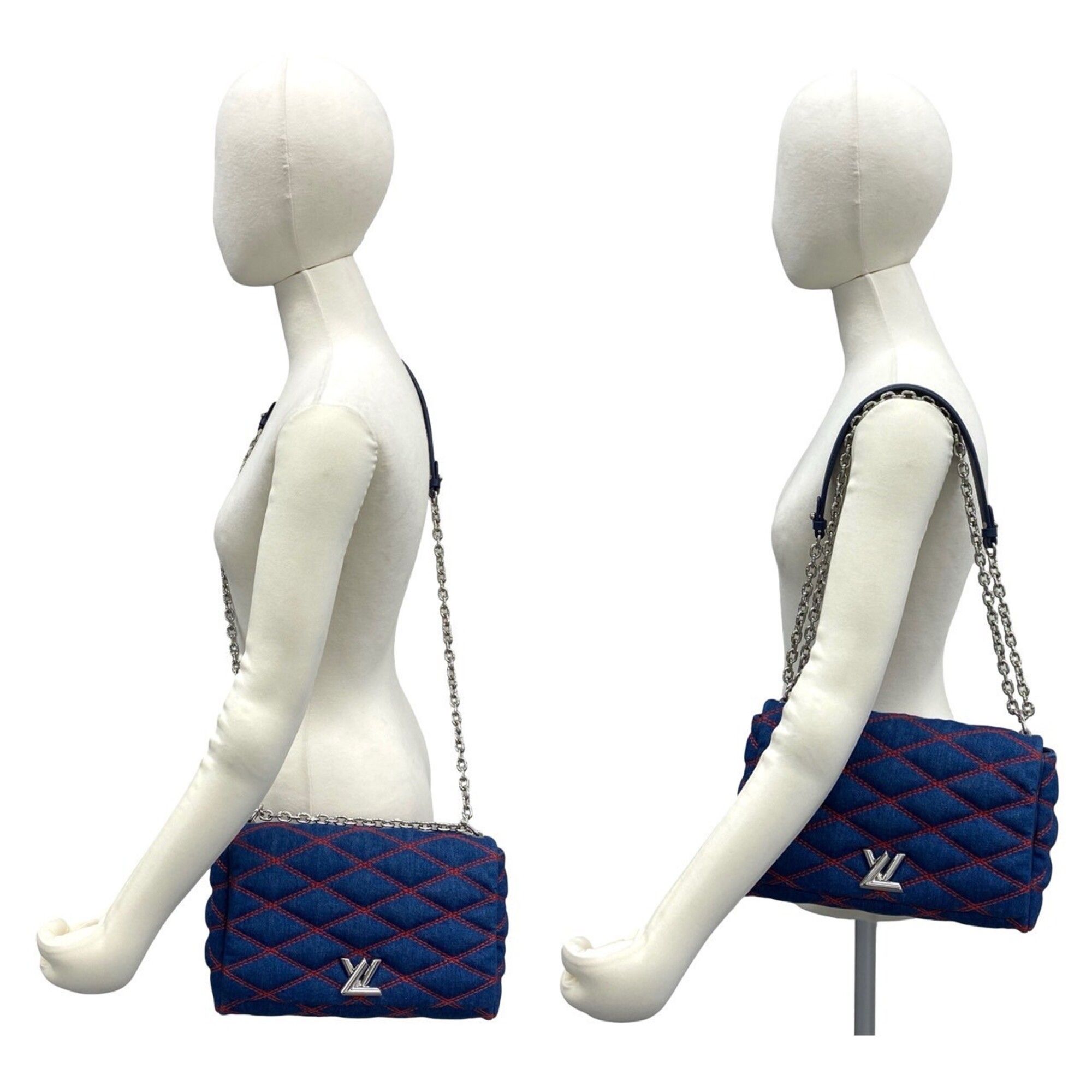 Denim Shoulder Bag (Pre-Owned) - Louis Vuitton - Modalova