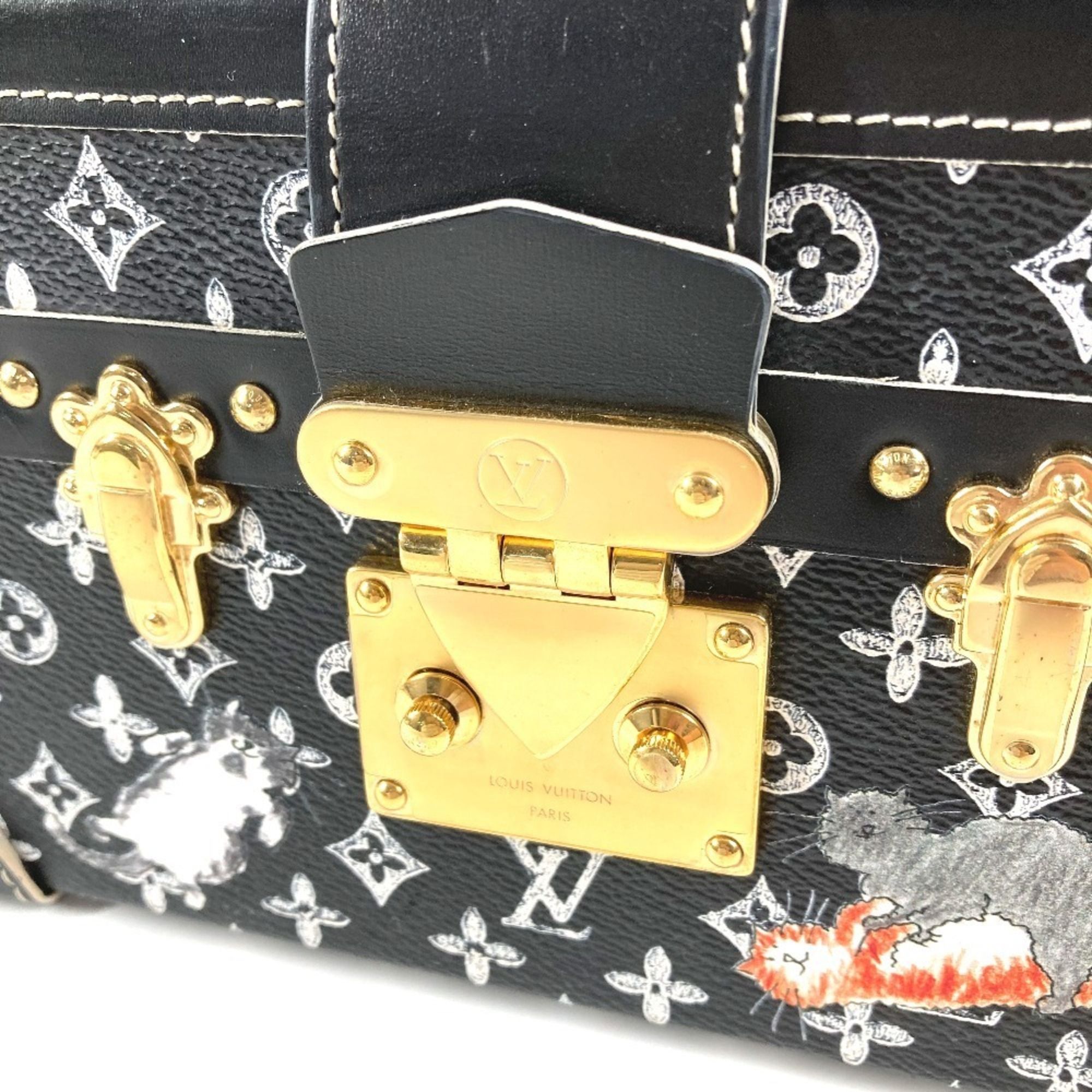 Monogram Leather Clutch Bag Shoulder Bag (Pre-Owned) - Louis Vuitton - Modalova