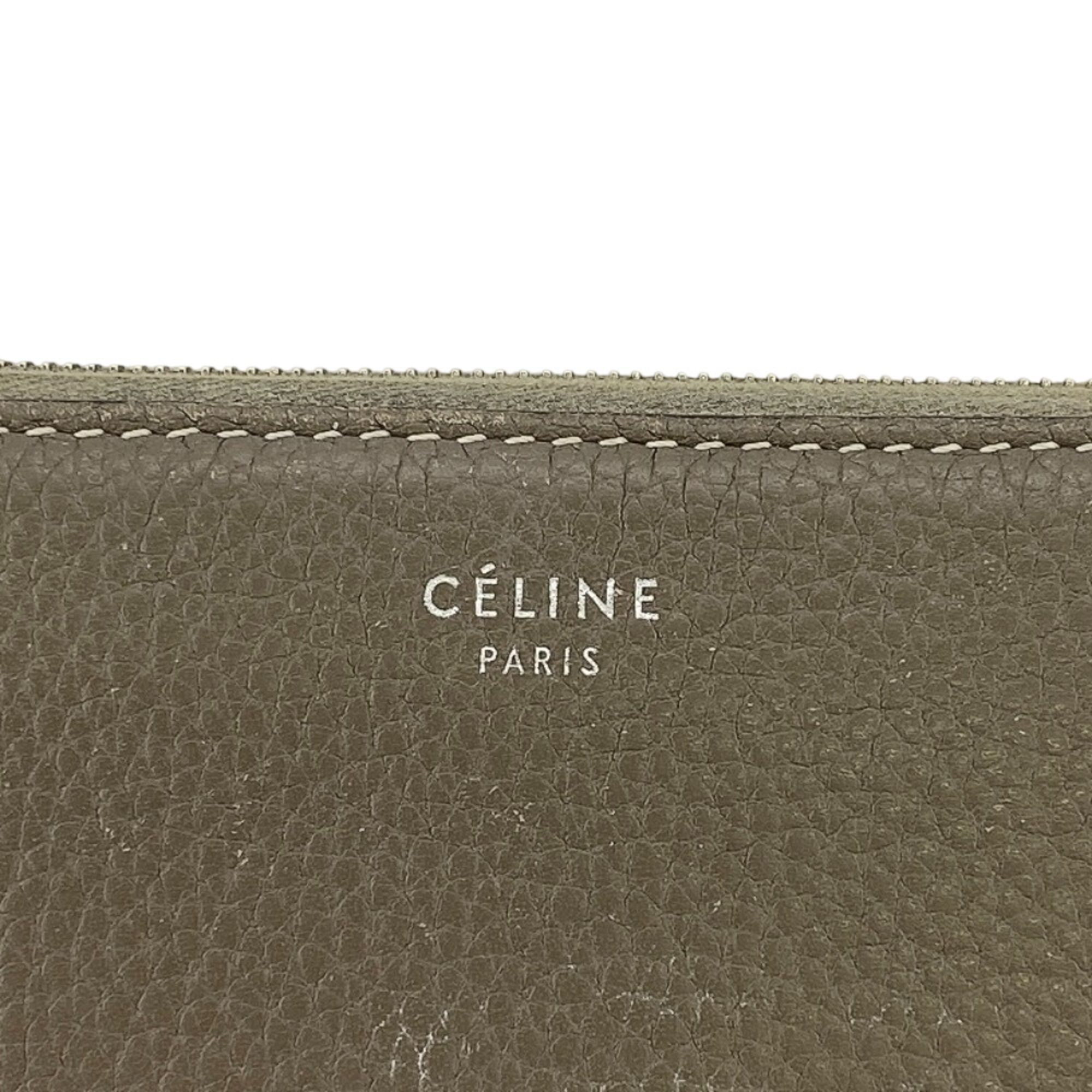 Leather Long Wallet (Bi-Fold) (Pre-Owned) - Celine - Modalova